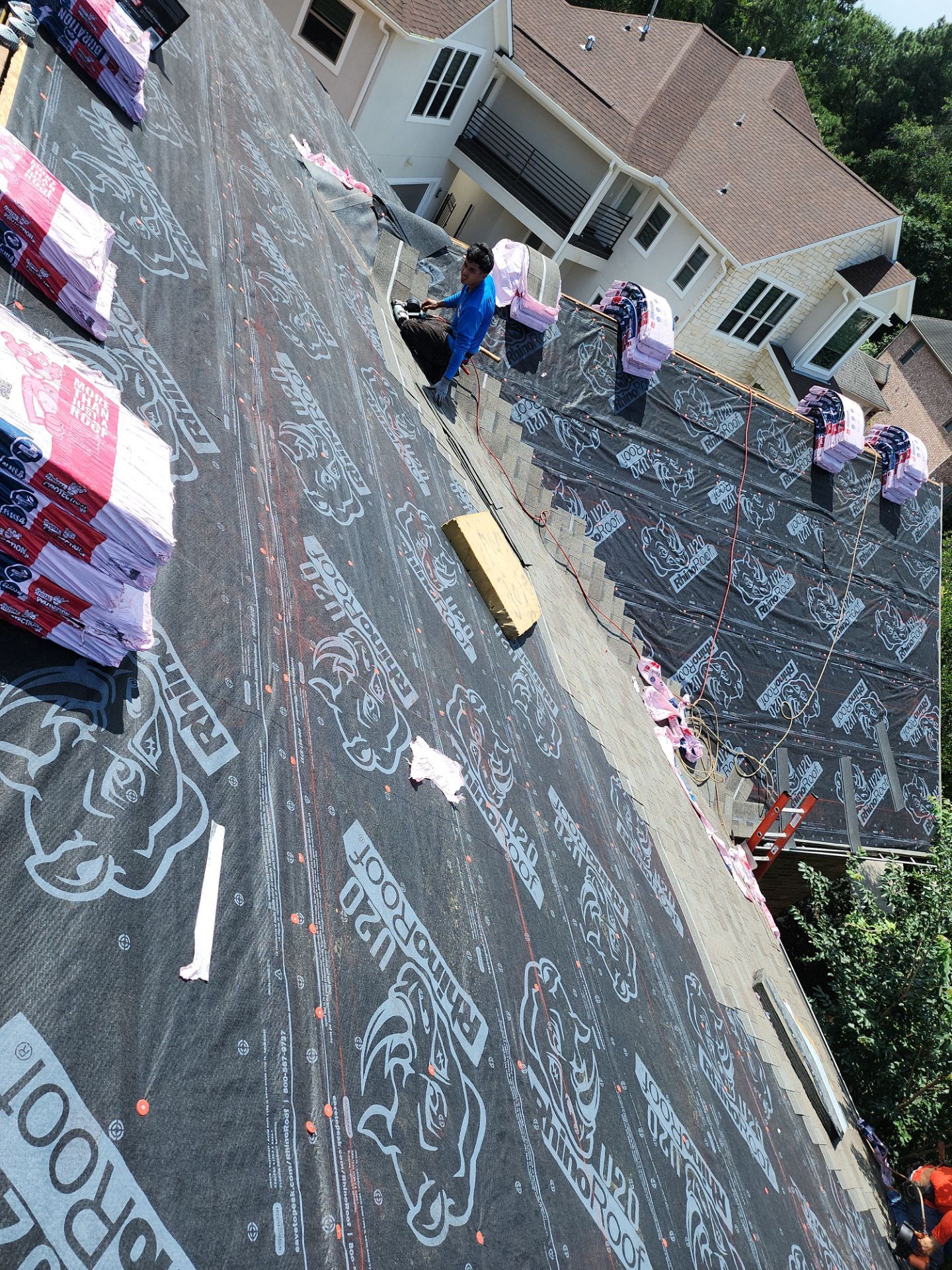 Residential Roofing Repair using Owen's Corning Duration (Lifetime) Shingles by Roof Repair Company