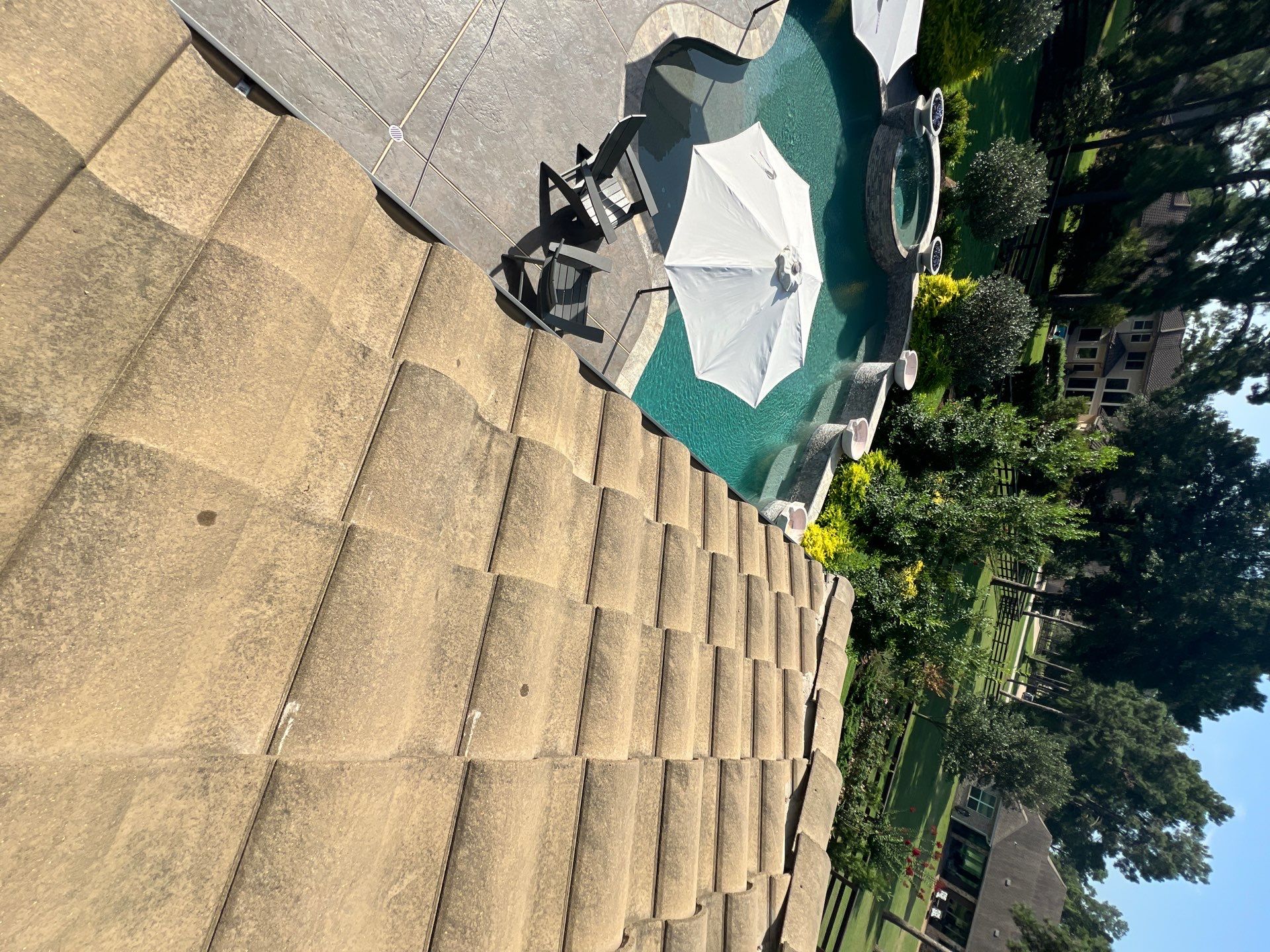 Residential Roofing Repair using tile by Roof Repair Company