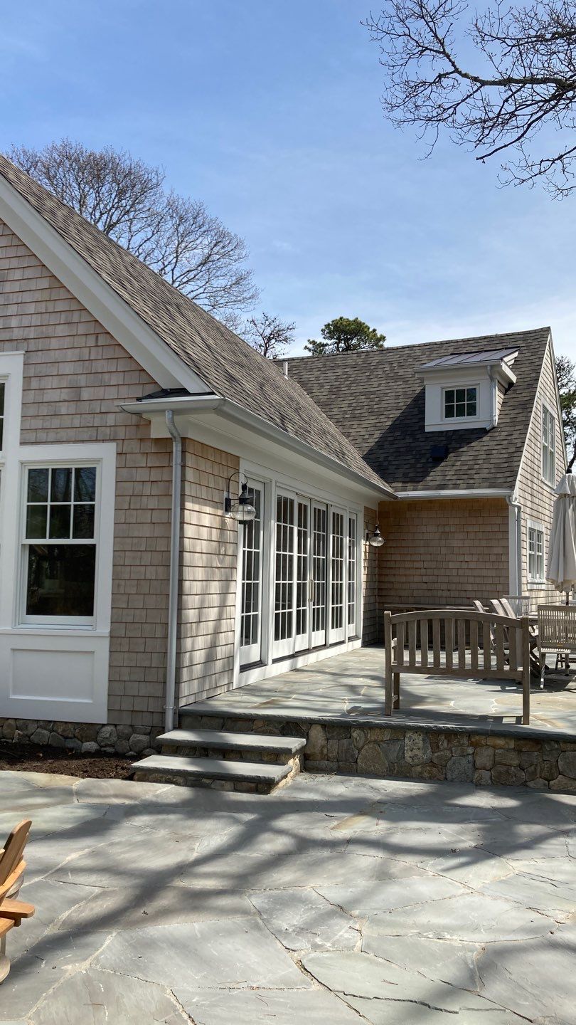 Gutter Installation using 6" Half Round Galvalume Gutter by Gutter Pro Enterprises