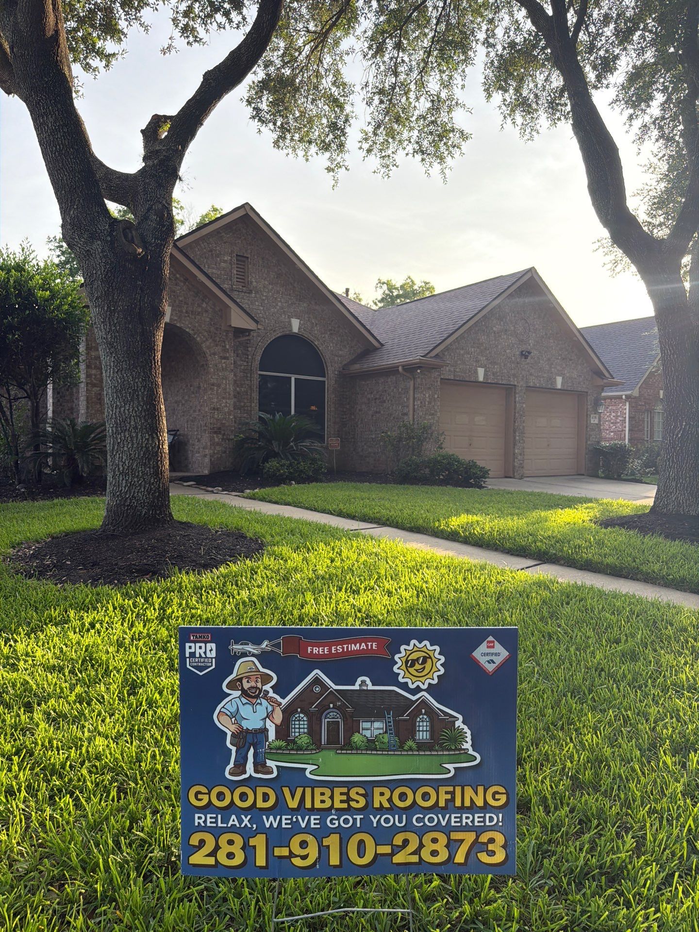 Project in Missouri City by Good Vibes Roofing
