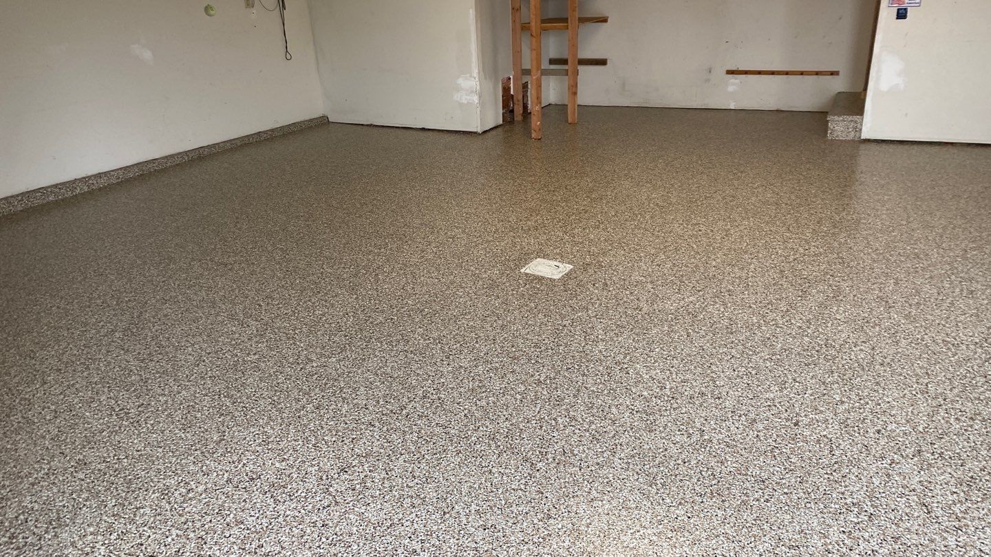 Tom B. gets a new garage floor in Riverbed by Banner Garage
