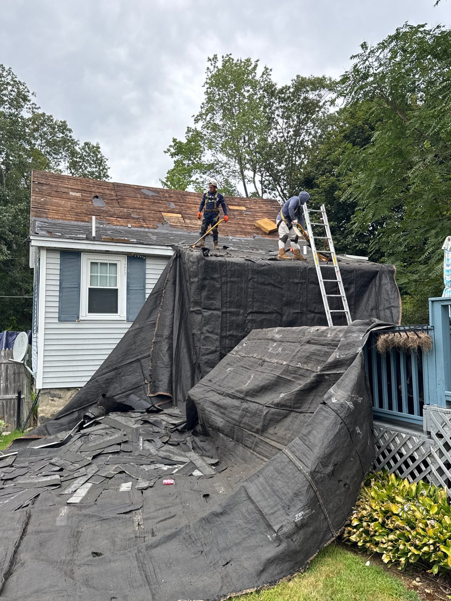 Roof Replacement & EPDM Flat Roof Installation, Billerica, MA by Mighty Dog Roofing of Greater Middlesex County