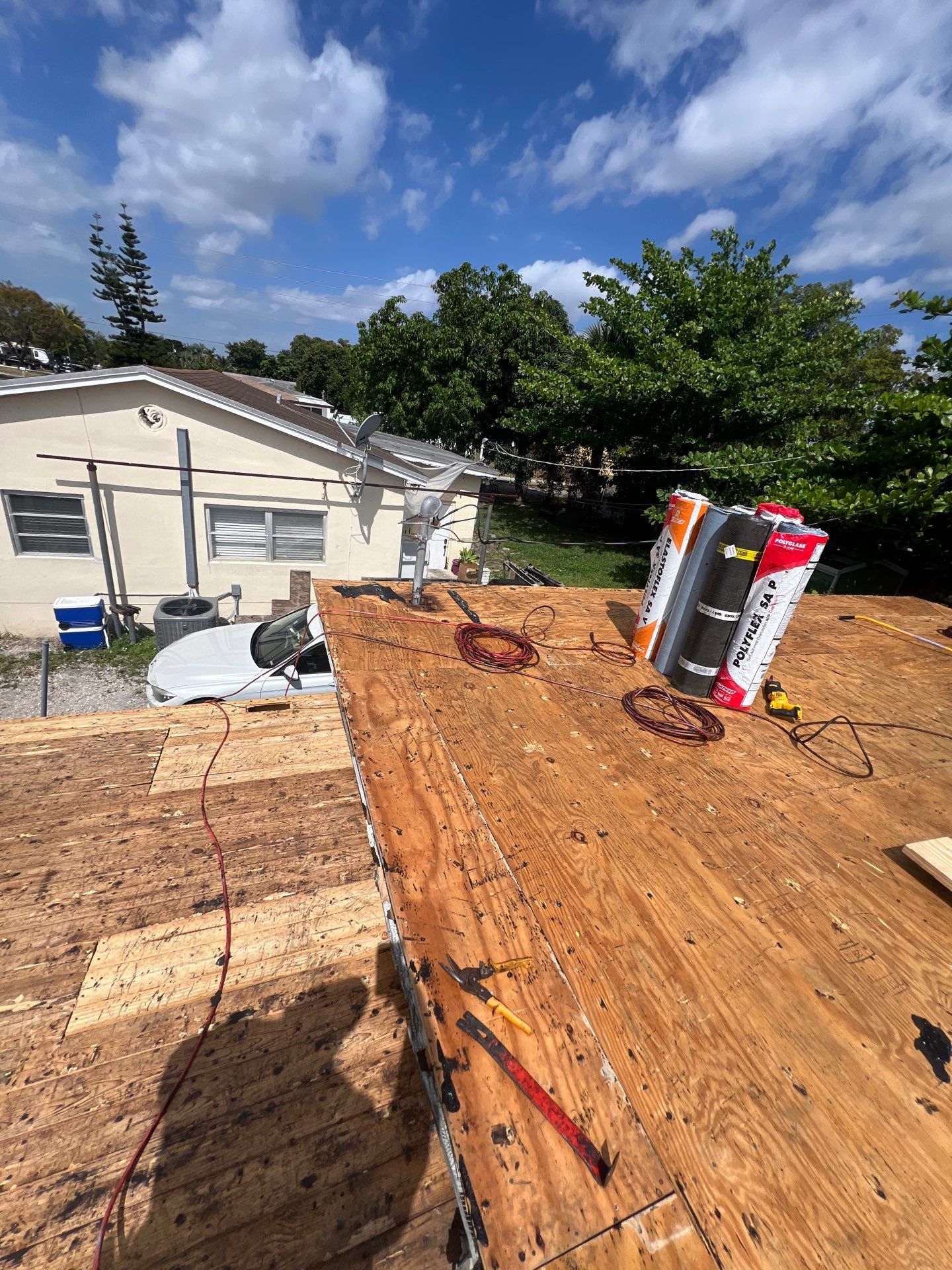 Beautiful Blue Shingle Re-Roof in Hollywood! by First Due Roofing
