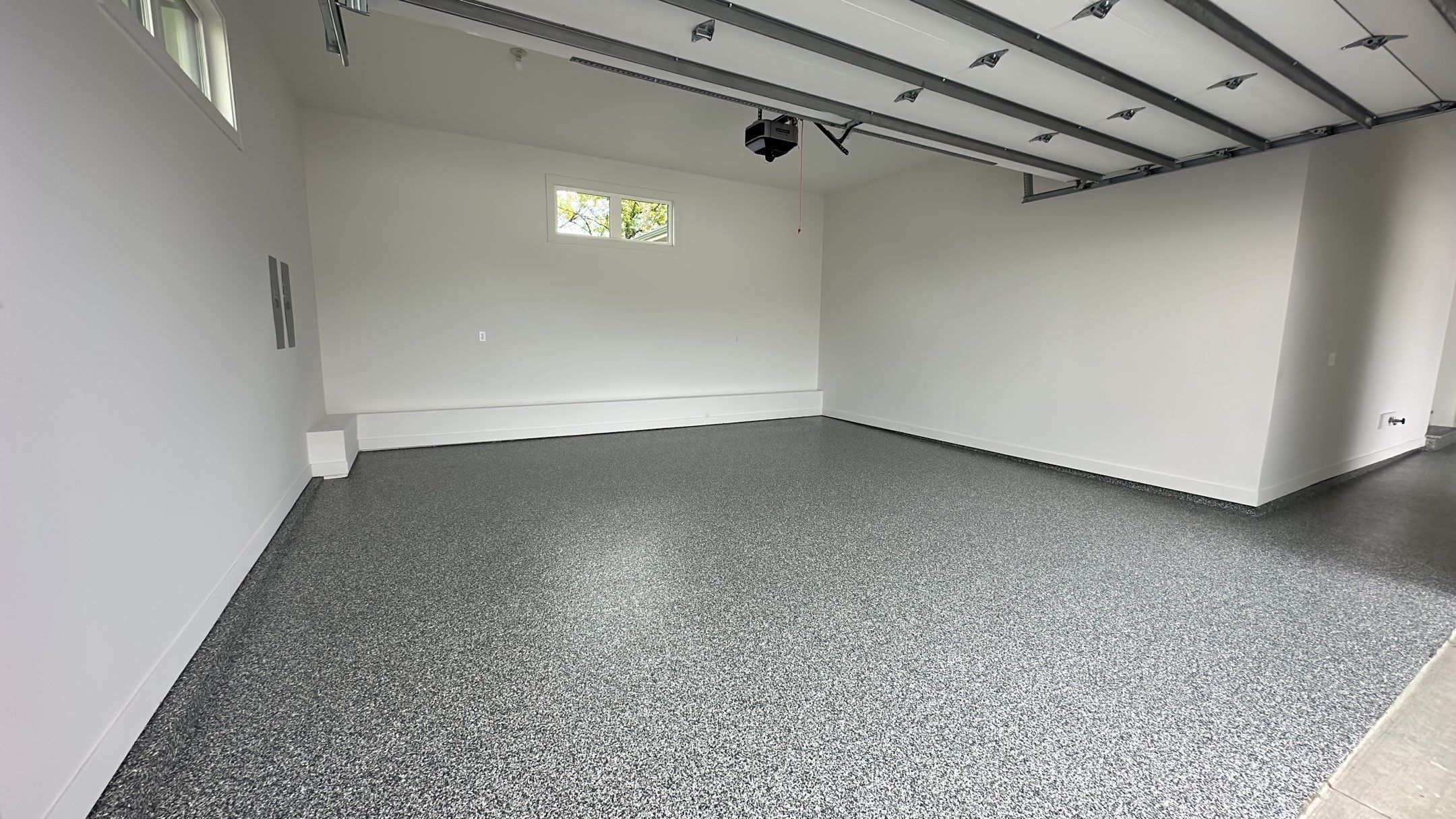 John B upgraded his garage with cabinets and Banner Garage Floor by Banner Garage