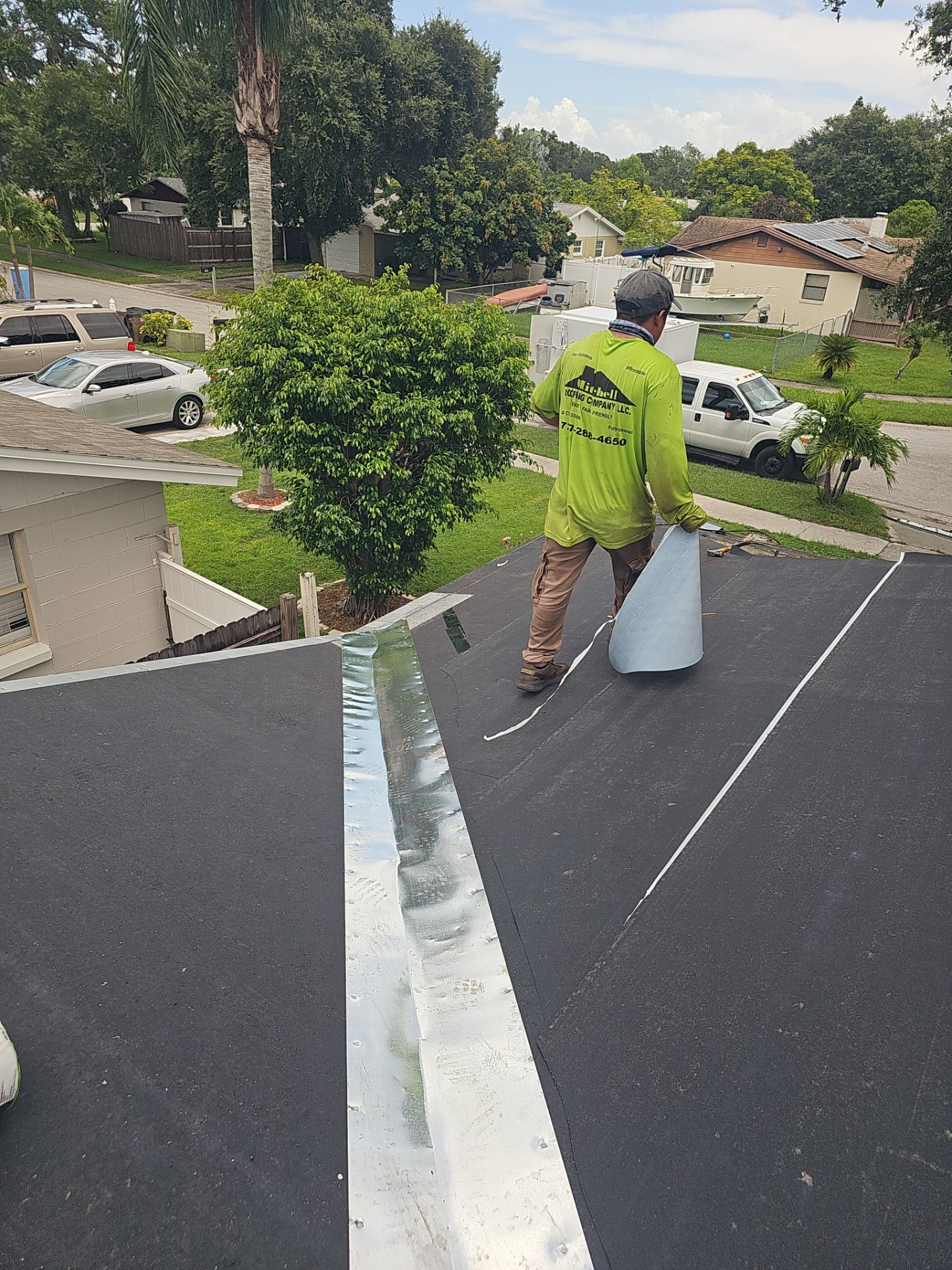 Project in Clearwater 33760 by Mitchell Roofing Company LLC 