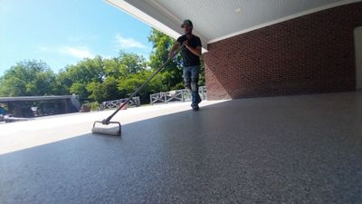 No better feeling than LOVING your new lifetime concrete floors 🤩