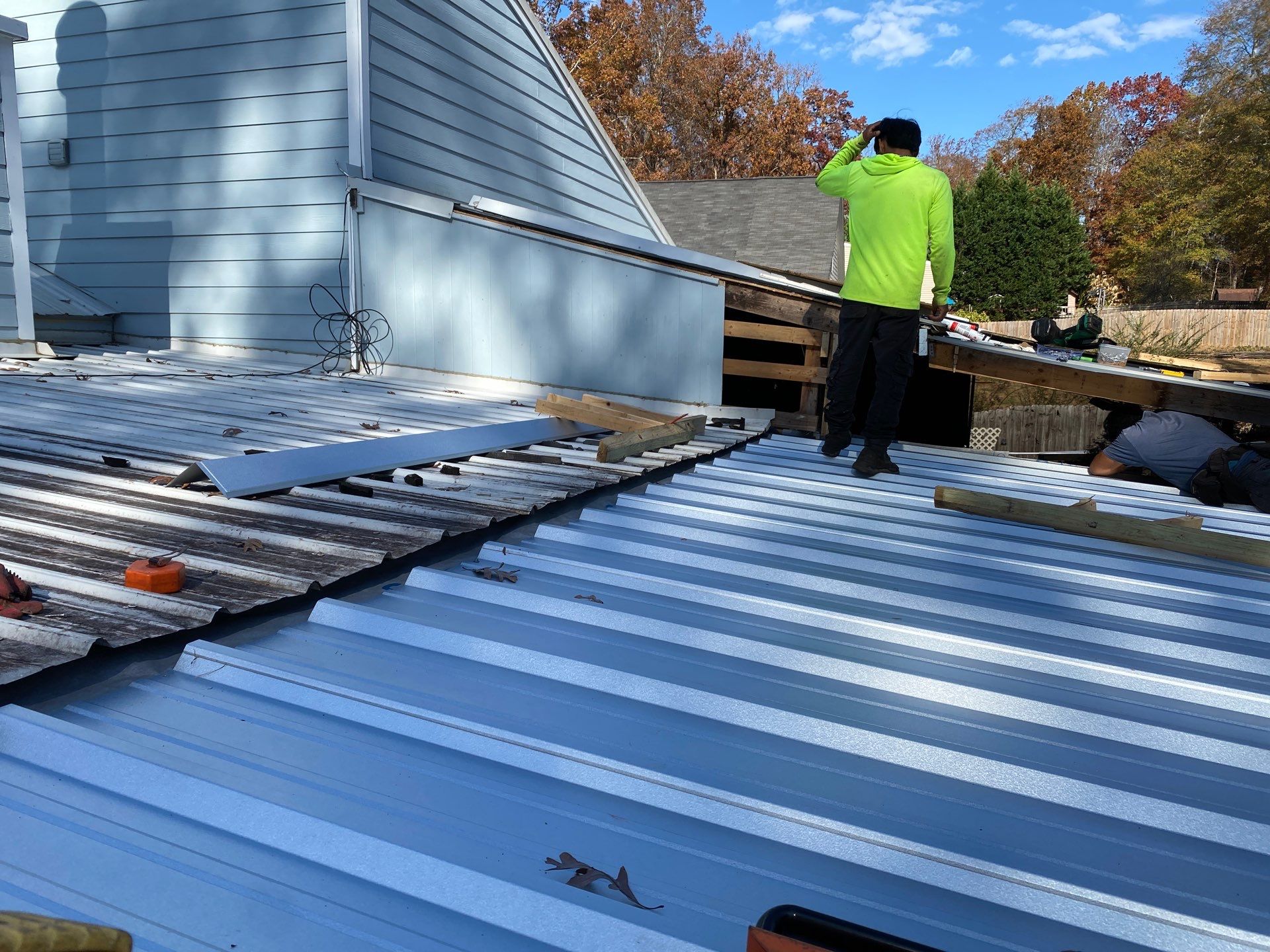 Metal Roofing Project in Marietta by Capital City Roofing