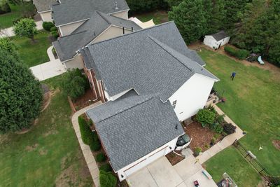 Roof had wind damage all over