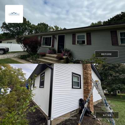 Night & Day: The Ultimate Black & White Exterior Makeover!