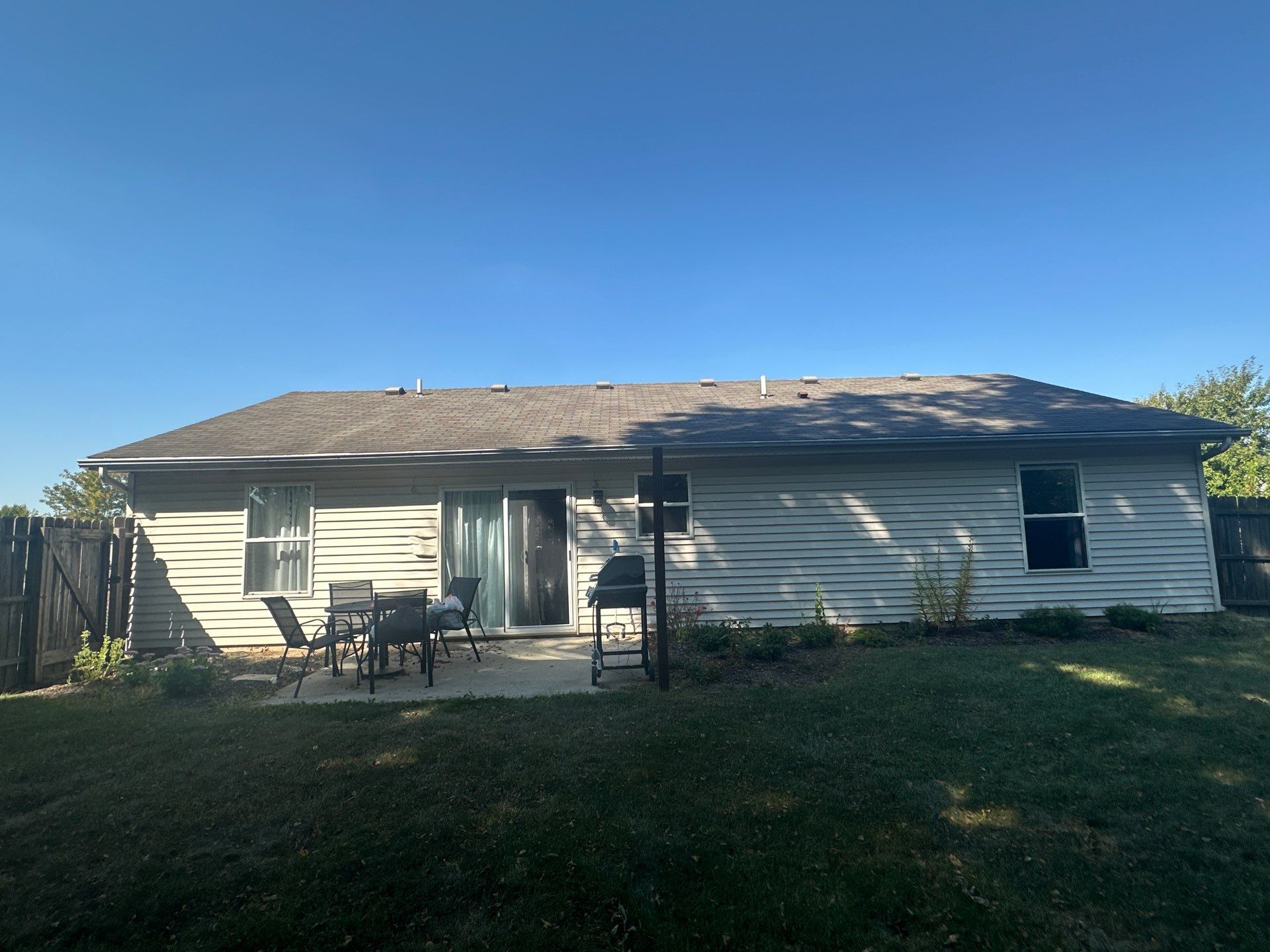 Mechanically Seamed Standing Seam Roof in Ossian, Indiana with Black Finish by 4Ever Metal Roofing