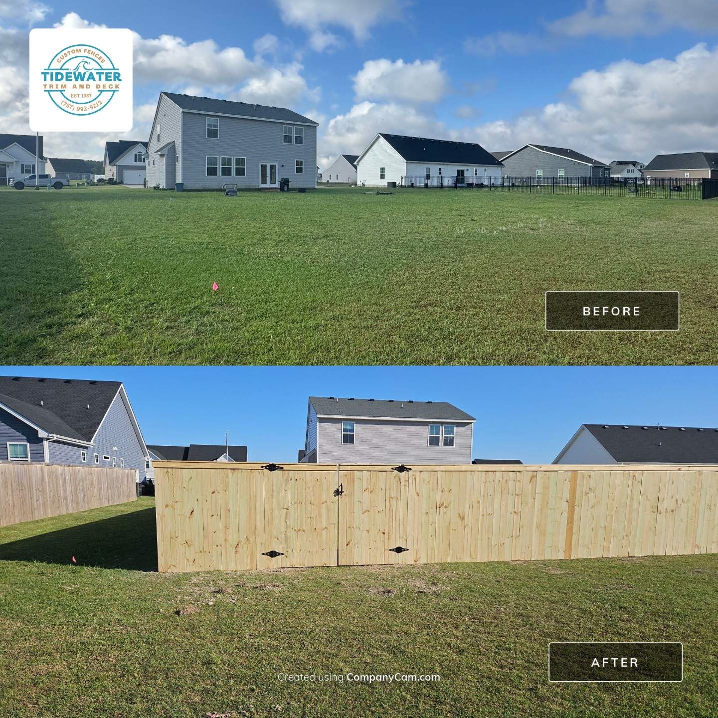 Stronger. Sleeker. Wood. by Tidewater Fence