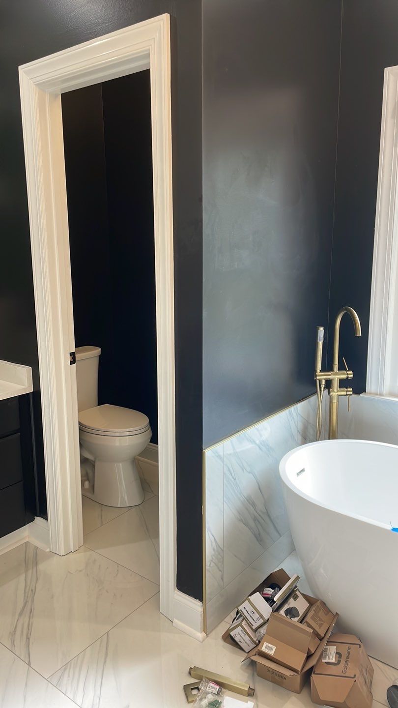 Woods Trace - Bathroom Remodel  by Pillar and Pine