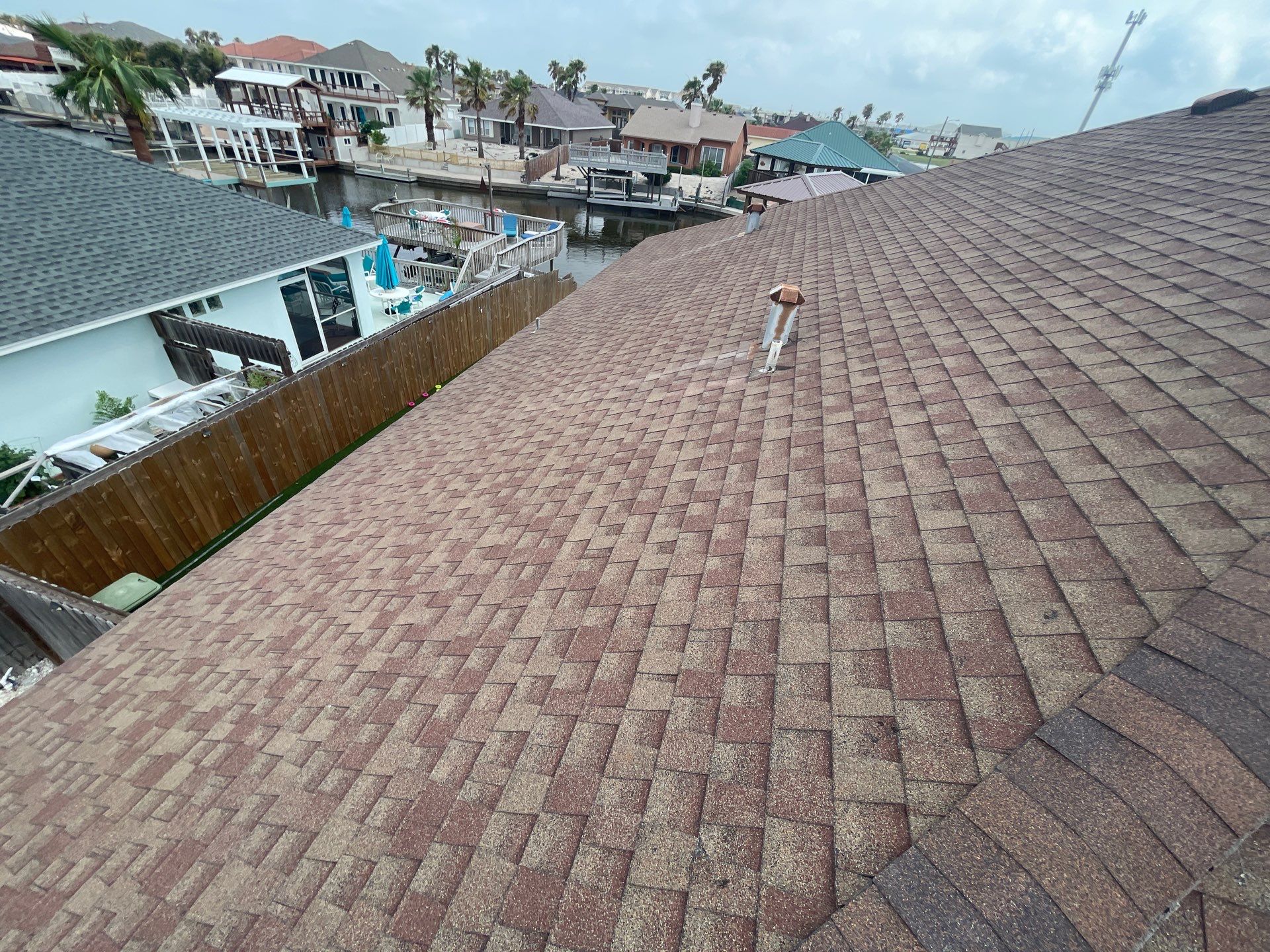 Residential Roofing Installation using GAF HDZ Barkwood by Lighthouse Roofing