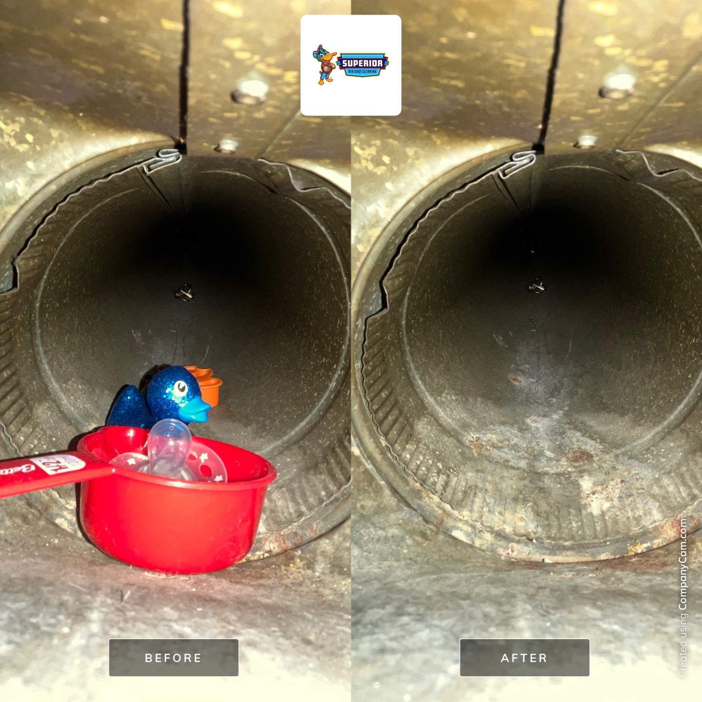 Air Duct Cleaning With a Vacuum Truck in Allison Park, PA. by Superior Air Duct Cleaning