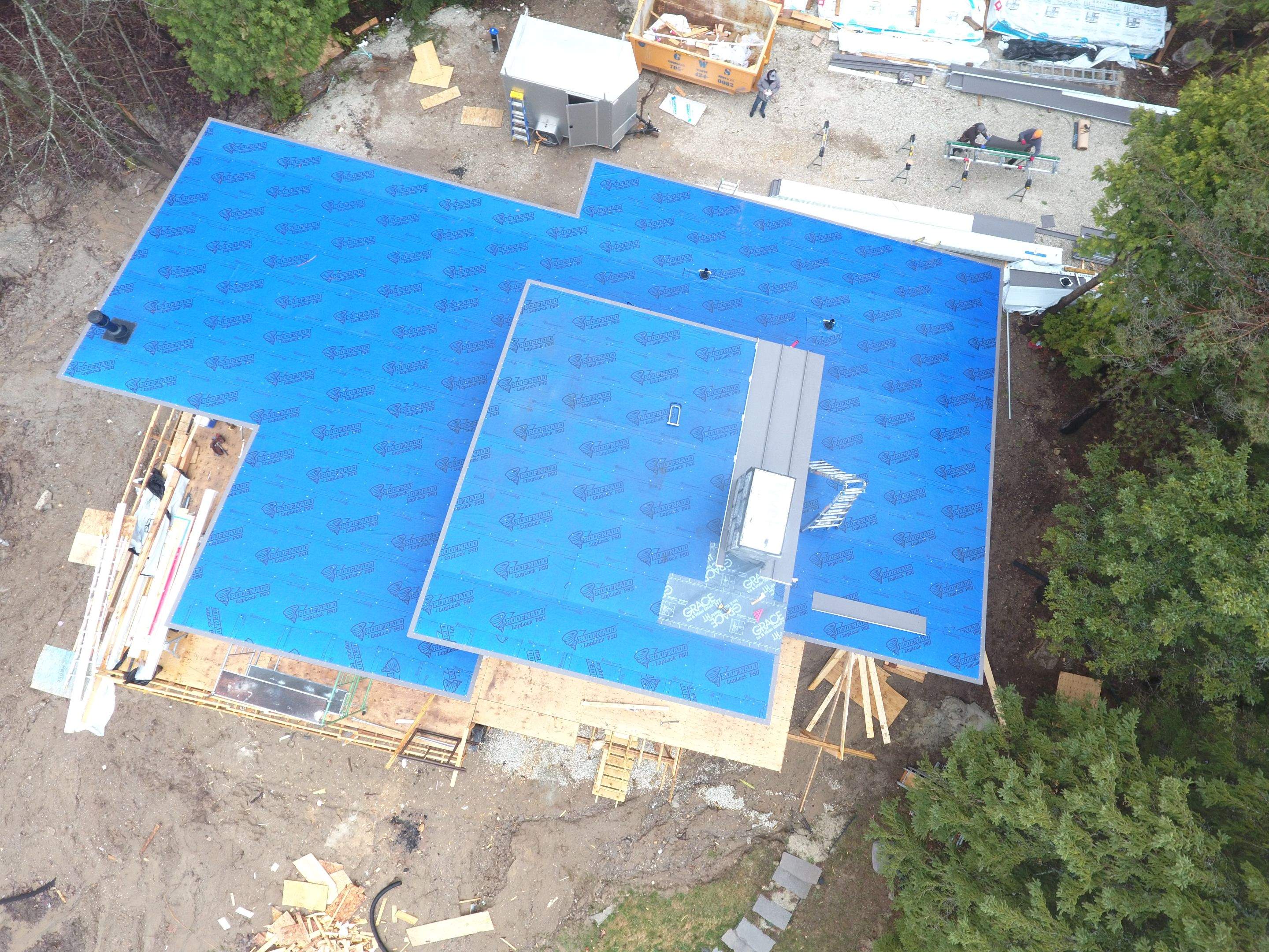 Residential Roofing Installation using 24 Ga Standing Seam Metal by Jay Carter Roofing & Sheet Metal