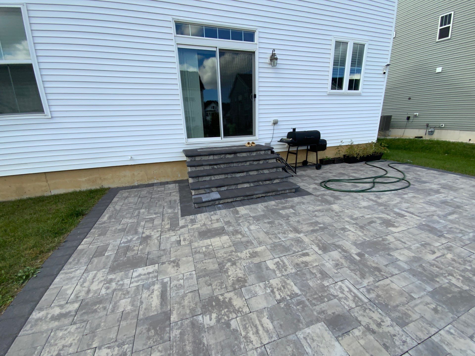 Custom Belgard Paver Patio Design & Installation in Delaware by Studio G Indoor Spaces & Outdoor Living