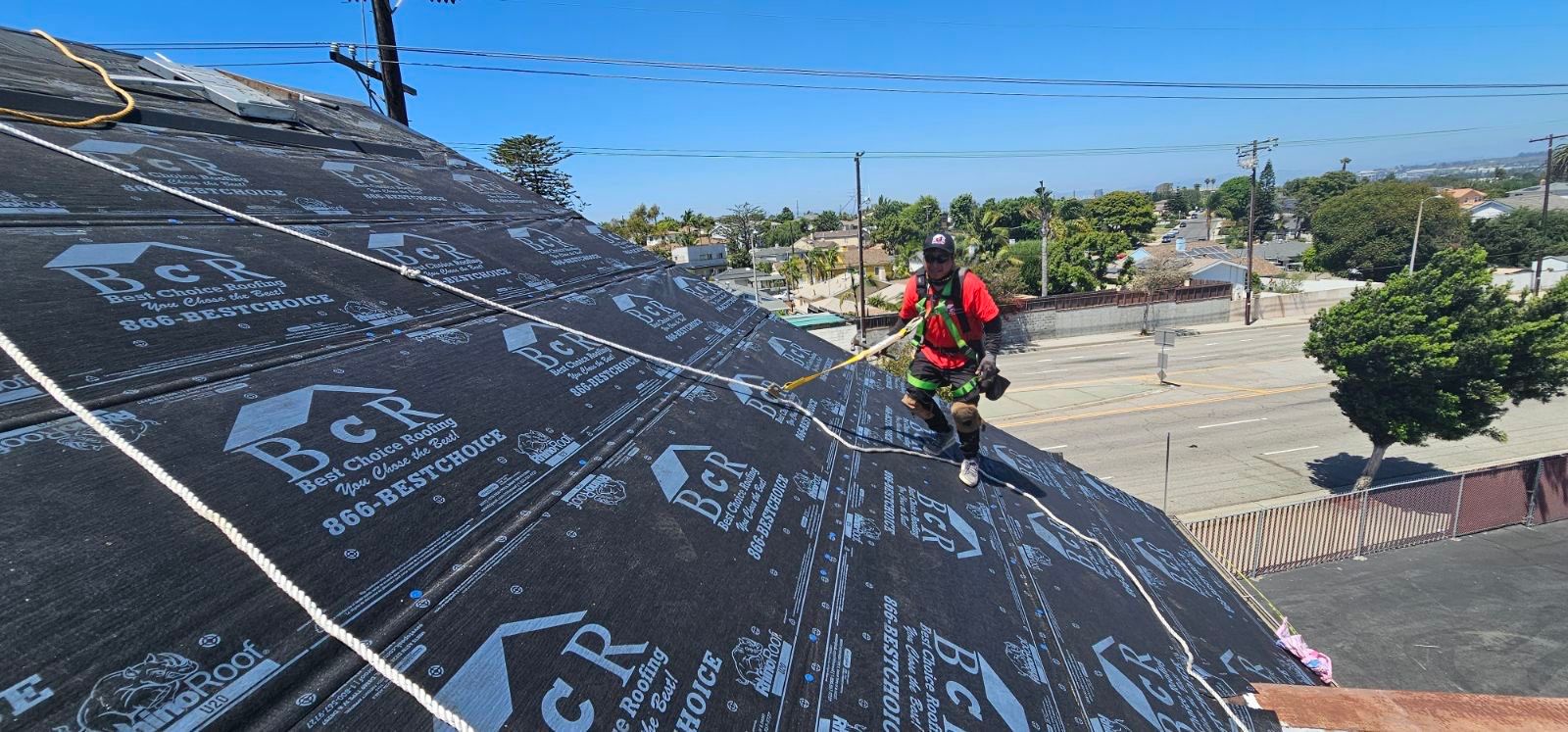 Cornerstone Church Reroof by West Coast Roofing Los Angeles