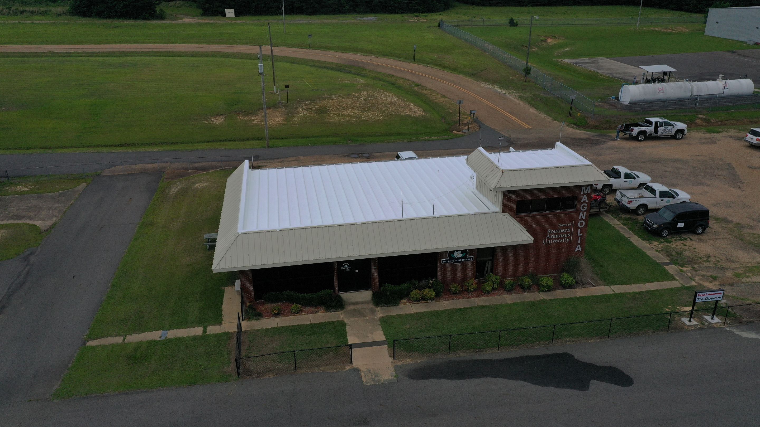 Magnolia Airport Terminal by Hostetler Roofing