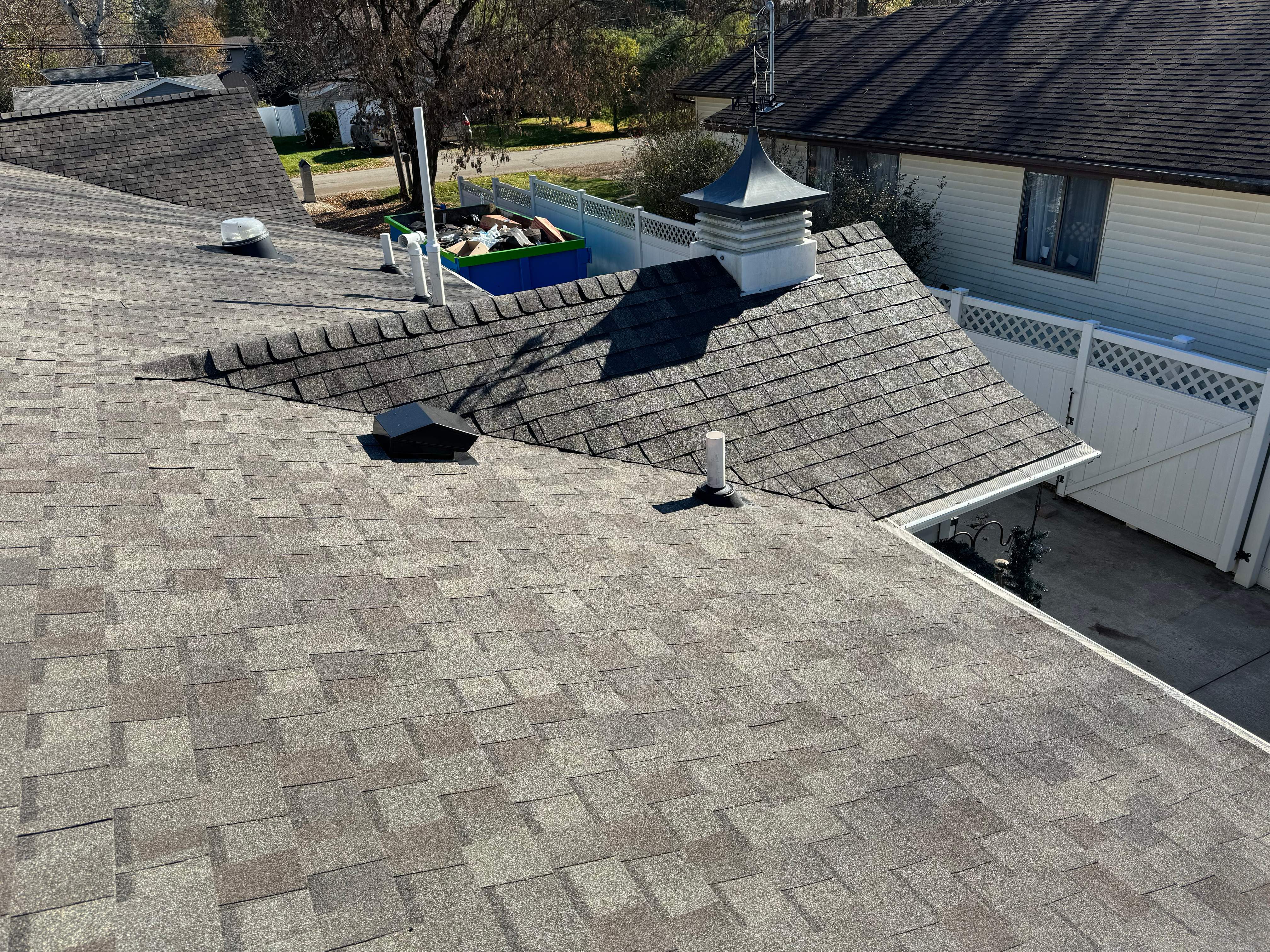 Residential Roofing Installation using Certainteed Landmark ClimateFlex. by GRACCO