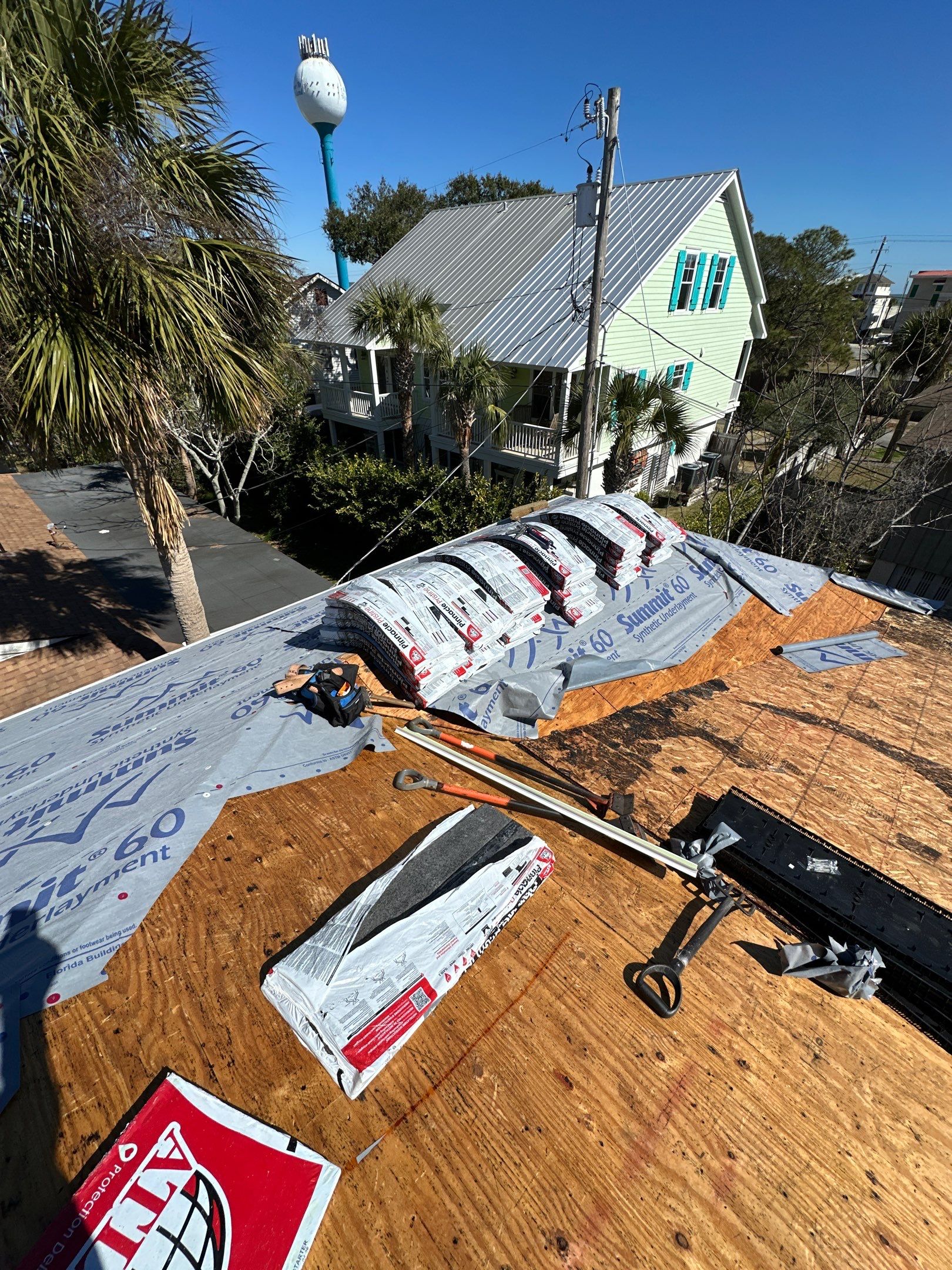 Roof Replacement using Atlas Pinnacle Pristine - Oyster Shell by Rainstoppers Roofing