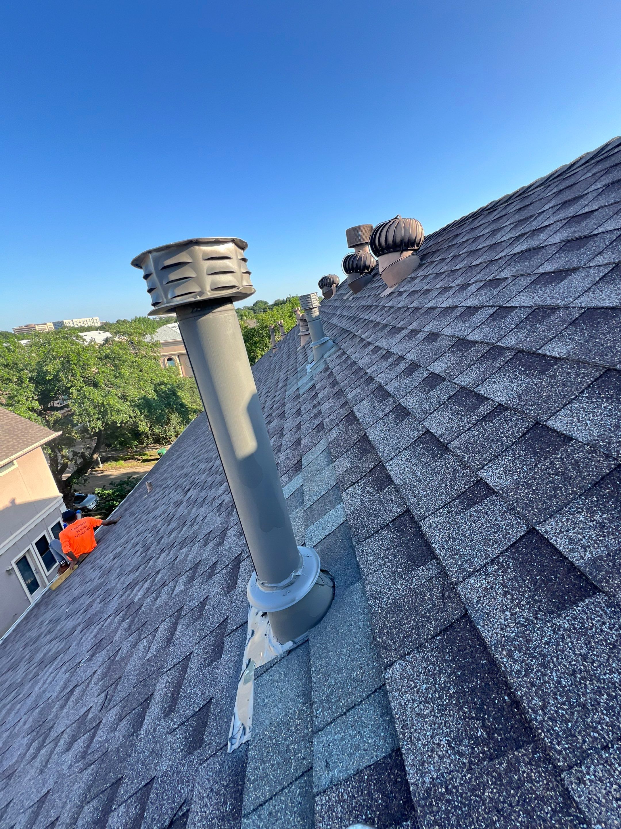 Hail Damage using Owen's Corning Duration (Lifetime) Shingles by Roof Repair Company