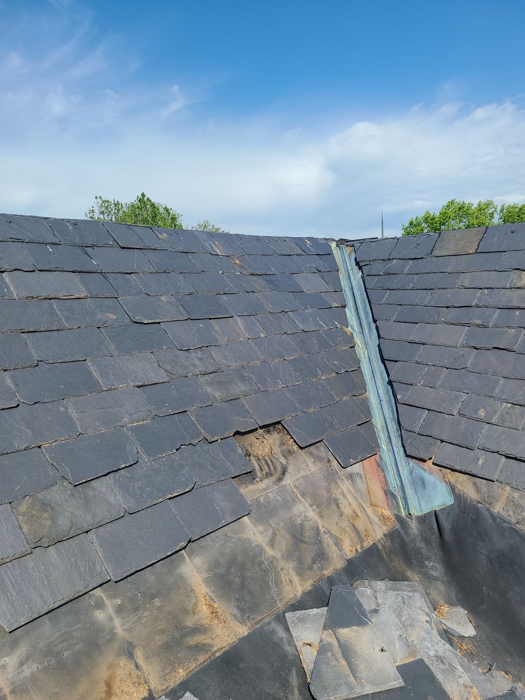 Lorton: EPDM Flat Roof with Partial Slate Replacement by RM Banning, Inc.