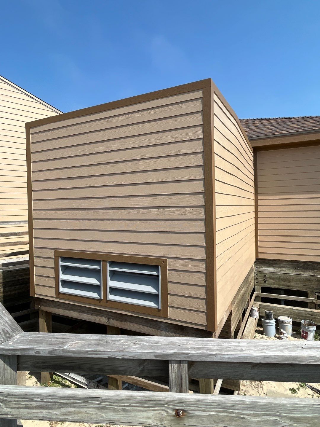 Padre Island National Seashore Malaquite Visitor Center Exterior remodel by Bayfront Roofing and Construction