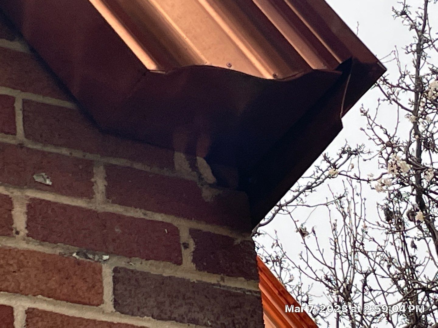 Custom Copper Standing Seam Roofing System  by Springtree Restoration 