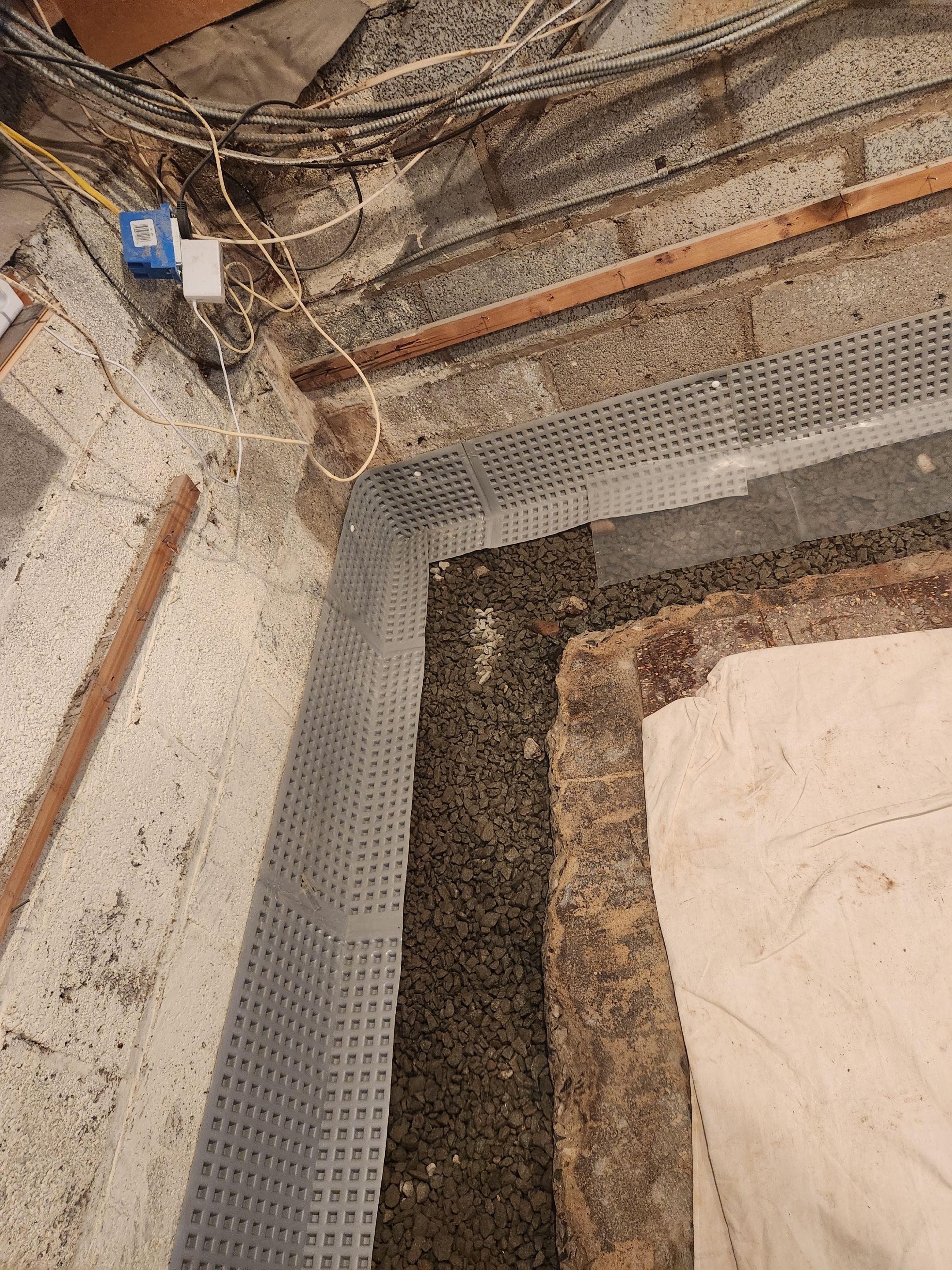 Interior French Drain West Orange NJ by Pure Service Pro, LLC 