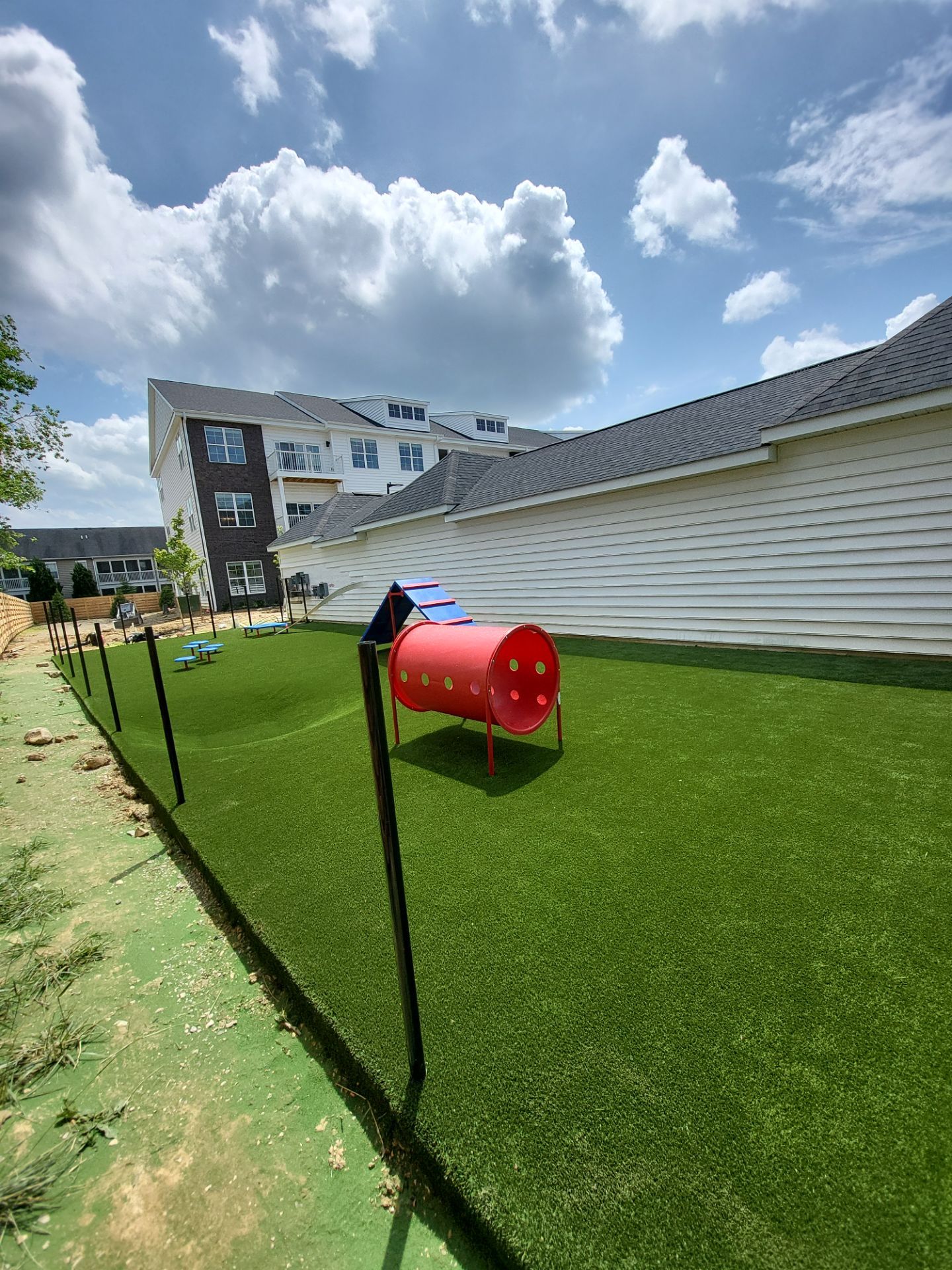Commercial Fairmont Apartments Pet Park and Agility Course Installation in Westerville by Southwest Greens Midwest
