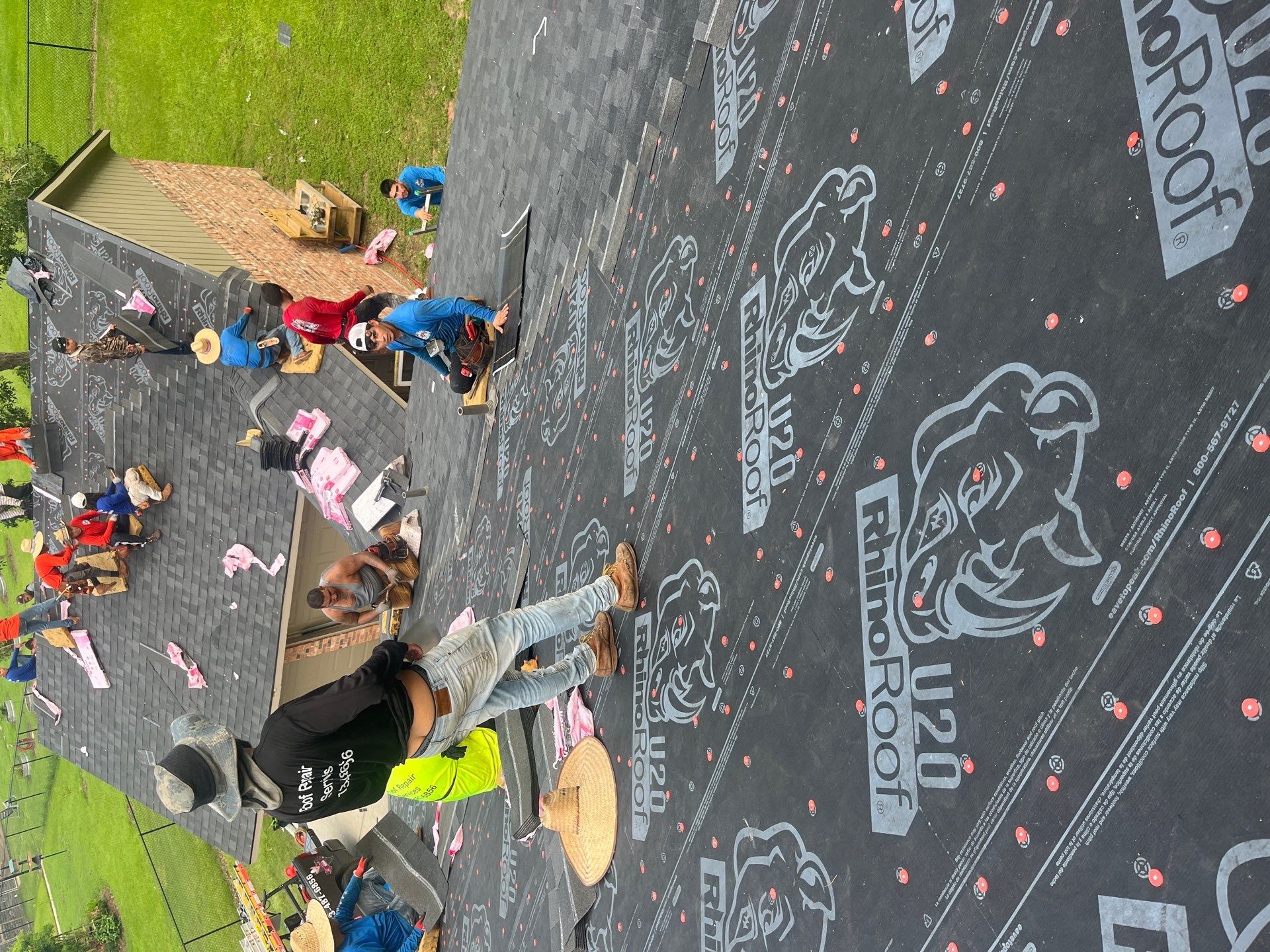 Residential Roofing Installation using Owen's Corning Duration (Lifetime) Shingles by Roof Repair Company