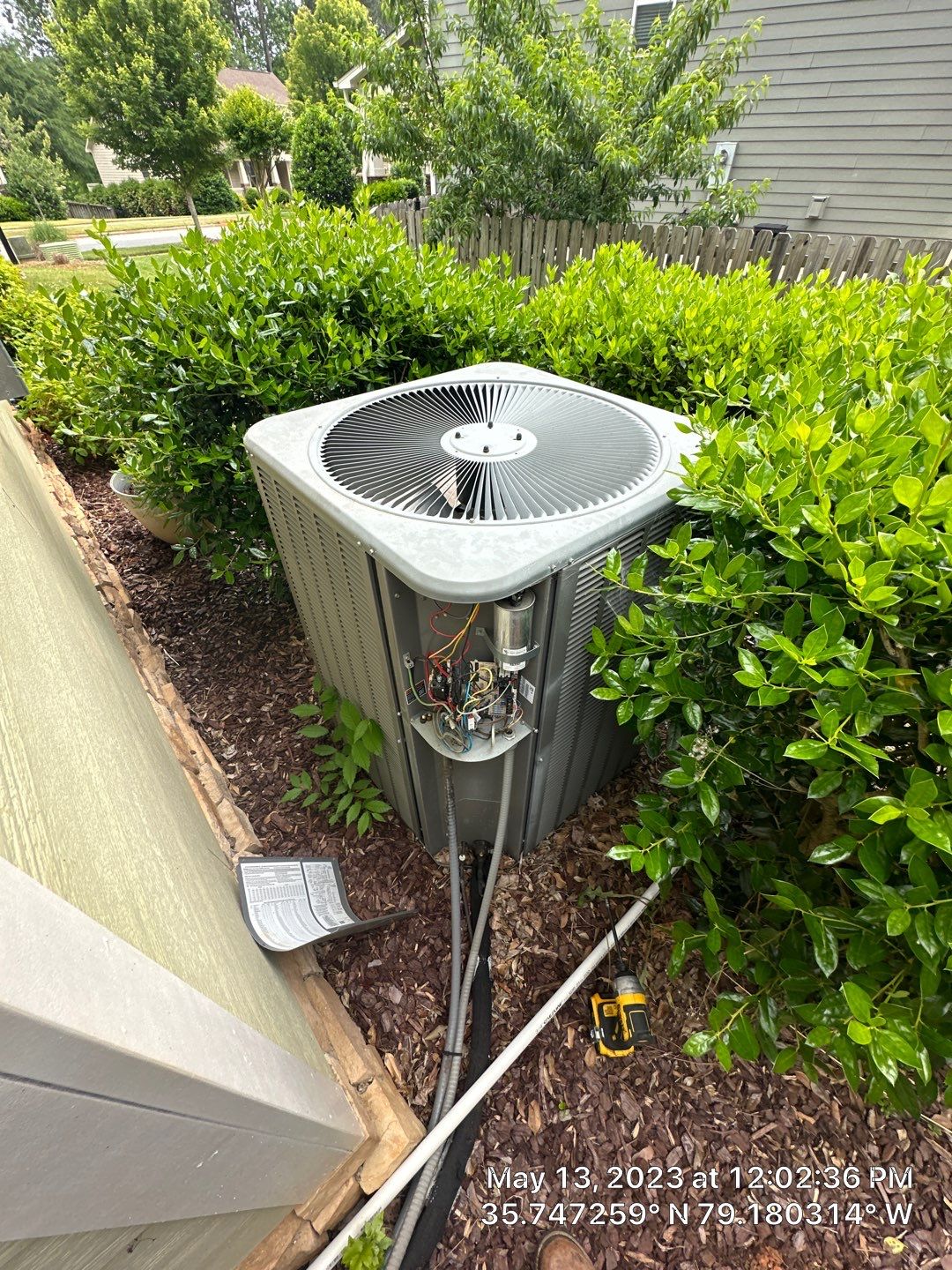 Trane XV20i Split Heat Pump Install  by Nick's Mechanical LLC.