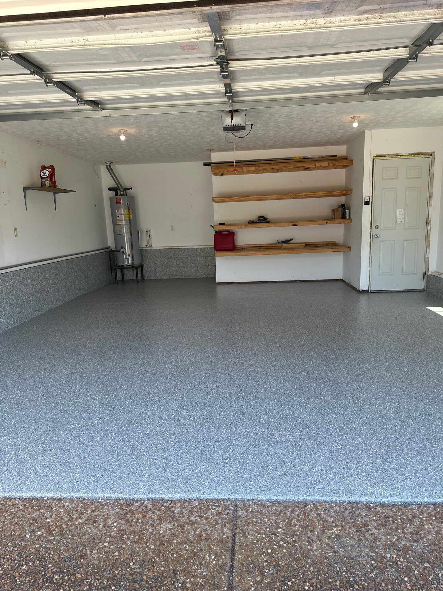 Garage Floor Coating using Thyme by My Garage Floor Guys
