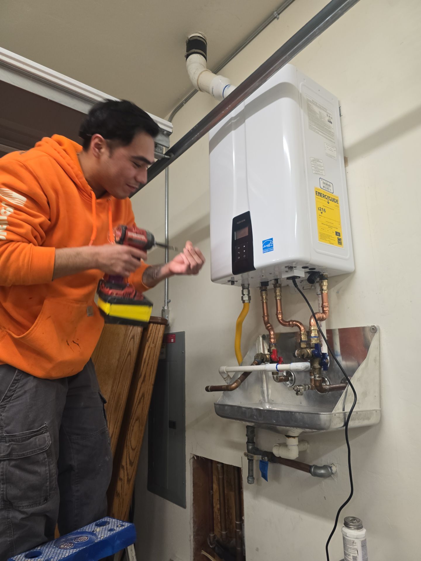 Water Softener, Moen Flo, and Tankless Water Heater Installation by Us Plumbing