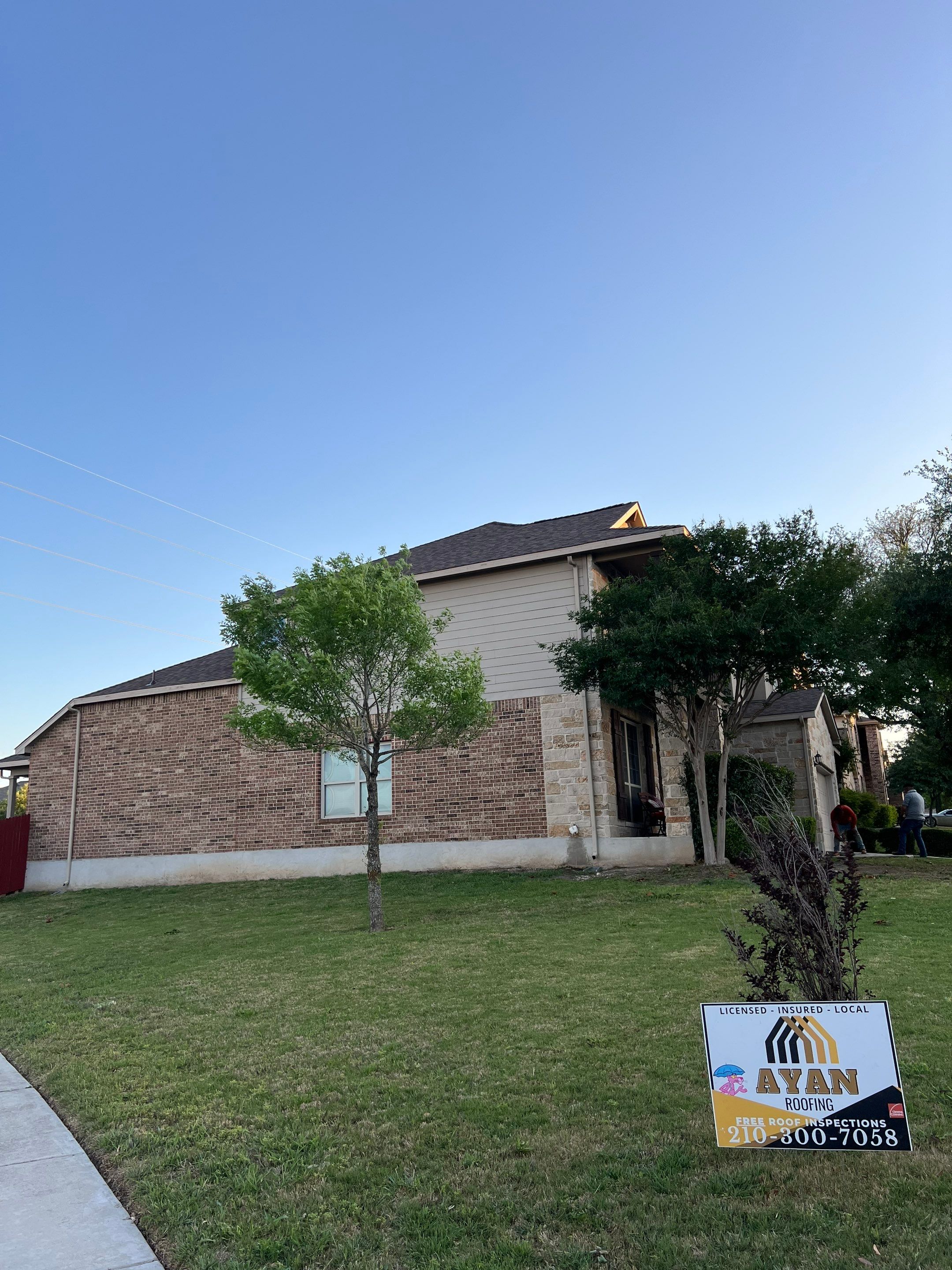 Teak Roof Replacement & Gutter Installation | San Antonio, TX by Ayan Roofing