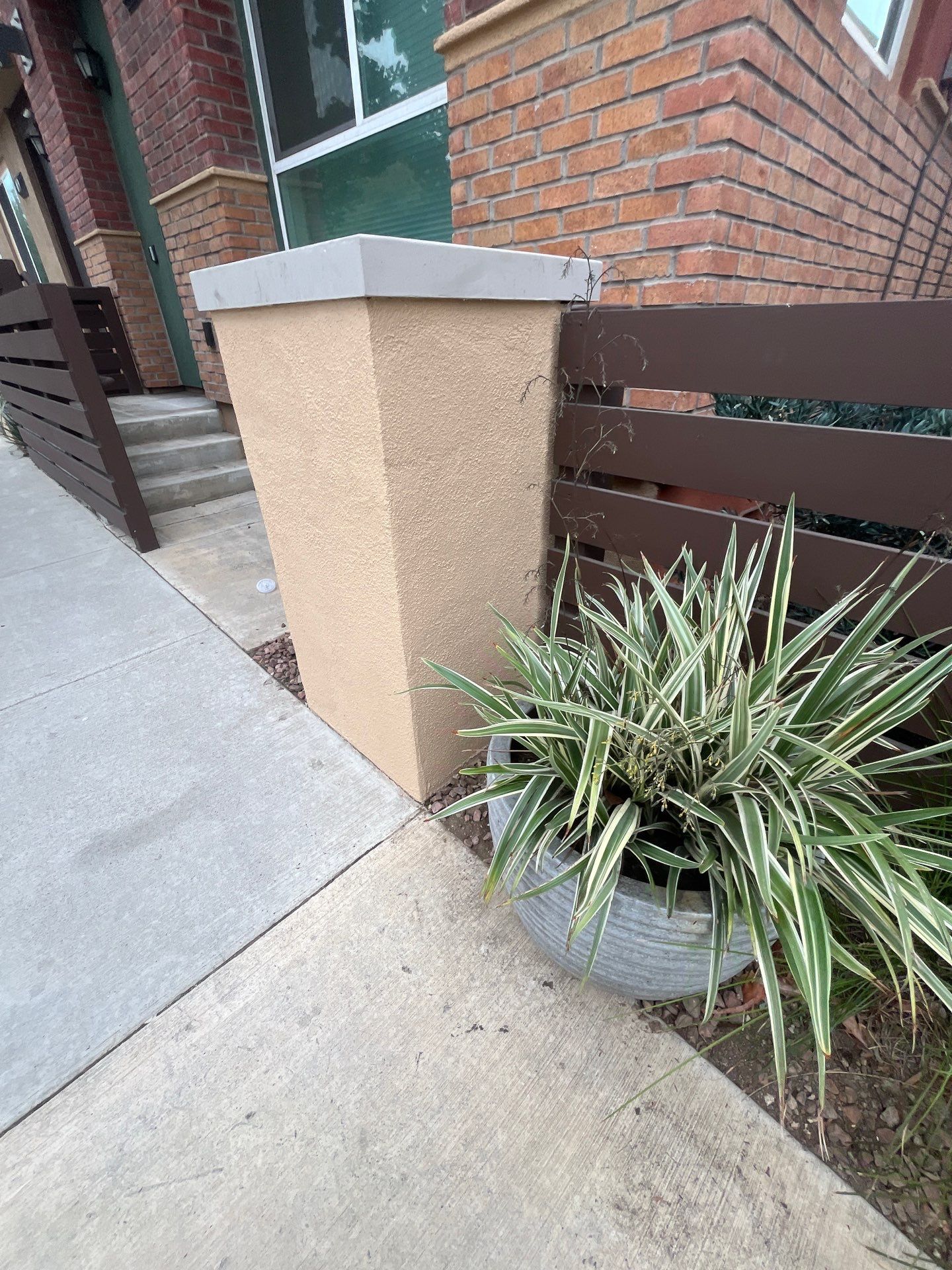 Pillar Stucco Repair in Glendora by One Stop Source