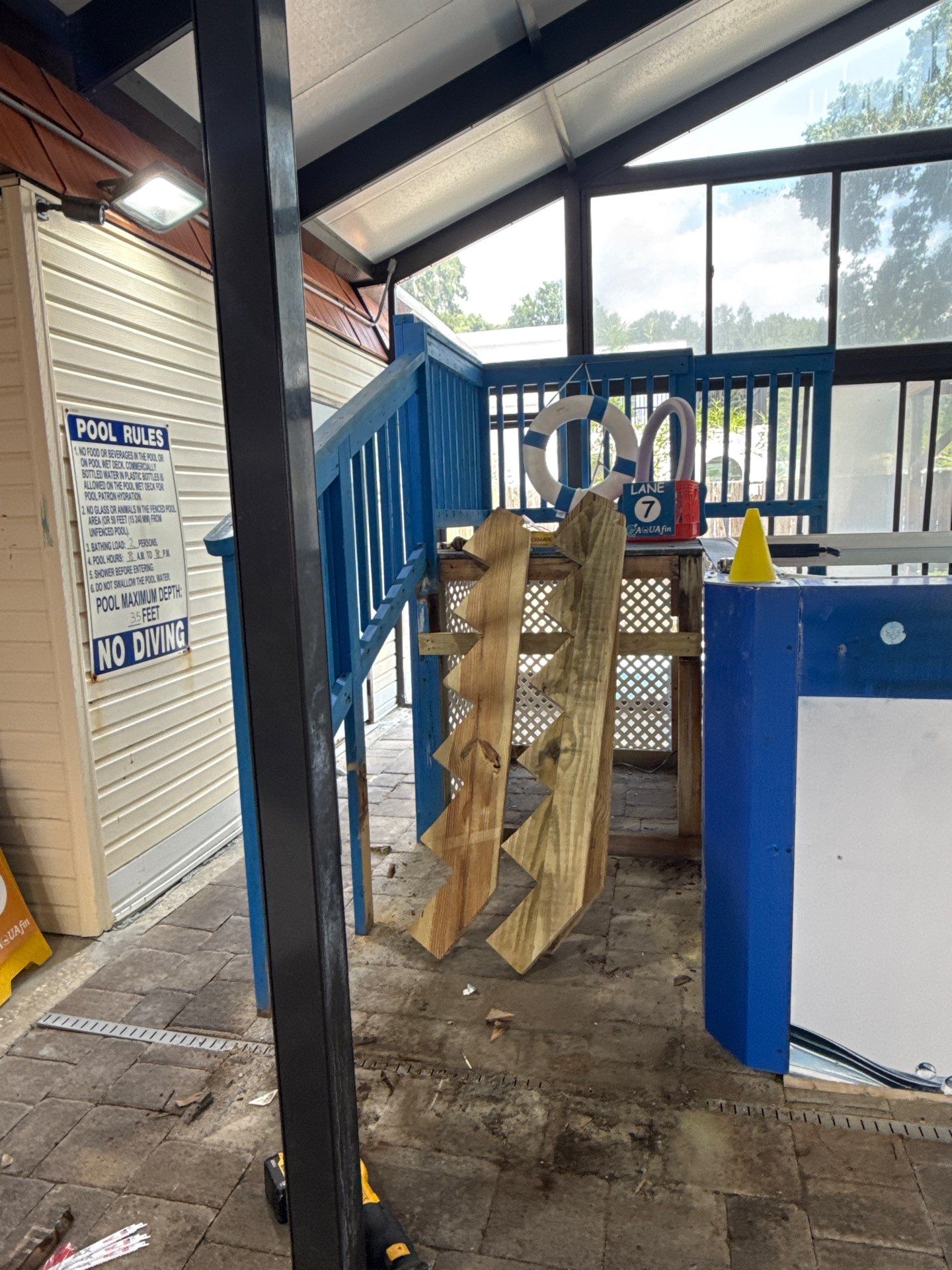 New Steps At The Swim School by Axtra Hand