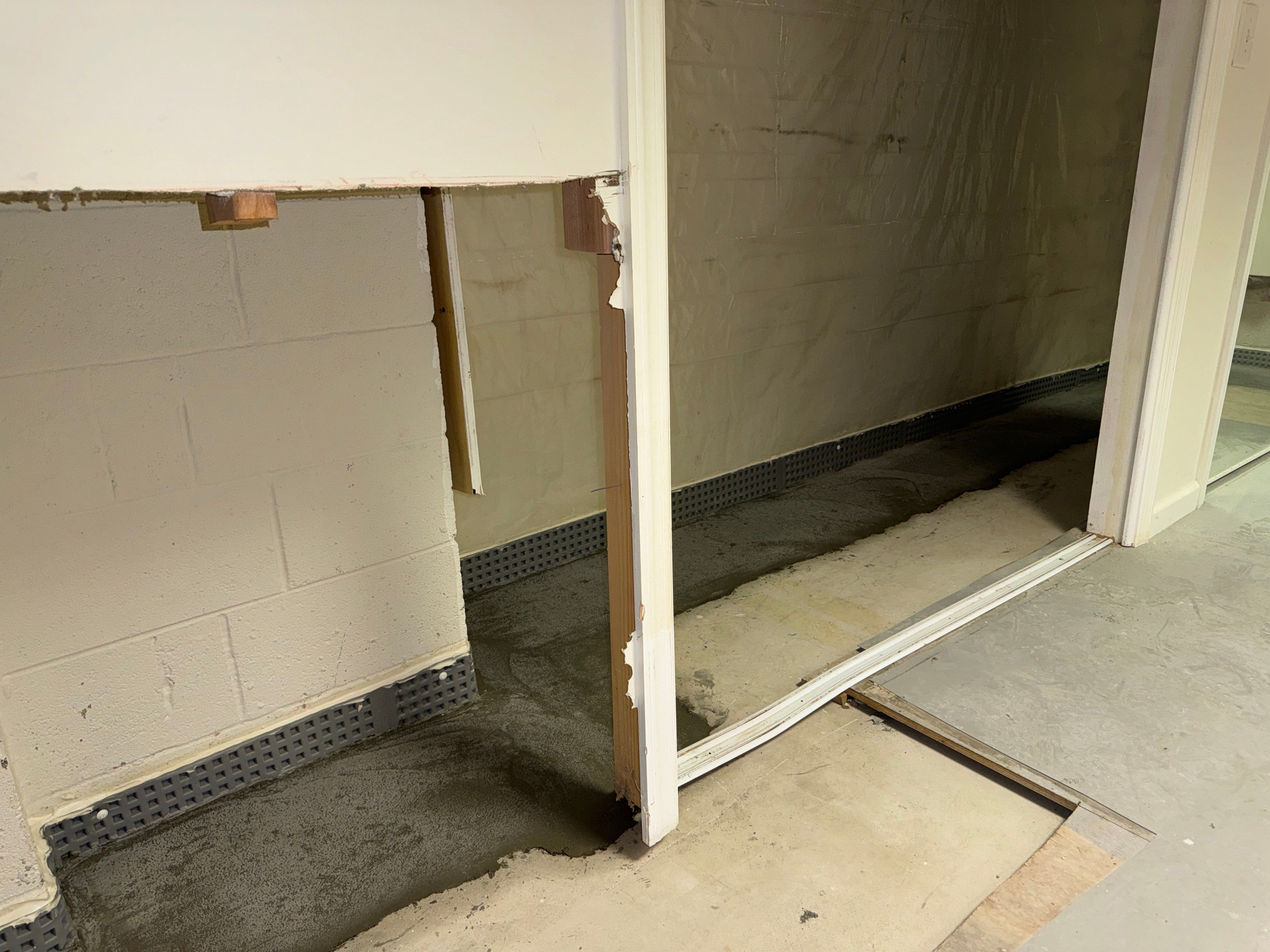 Interior French Drain With Radon Seal & Mold Remediation in Wall Township by Pure Service Pro, LLC 