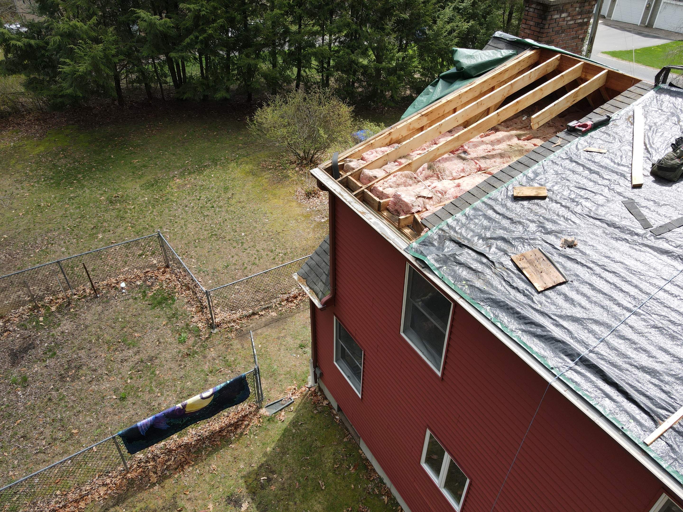Tree Damage/Roof Repair by Chagnon Building & Remodeling LLC