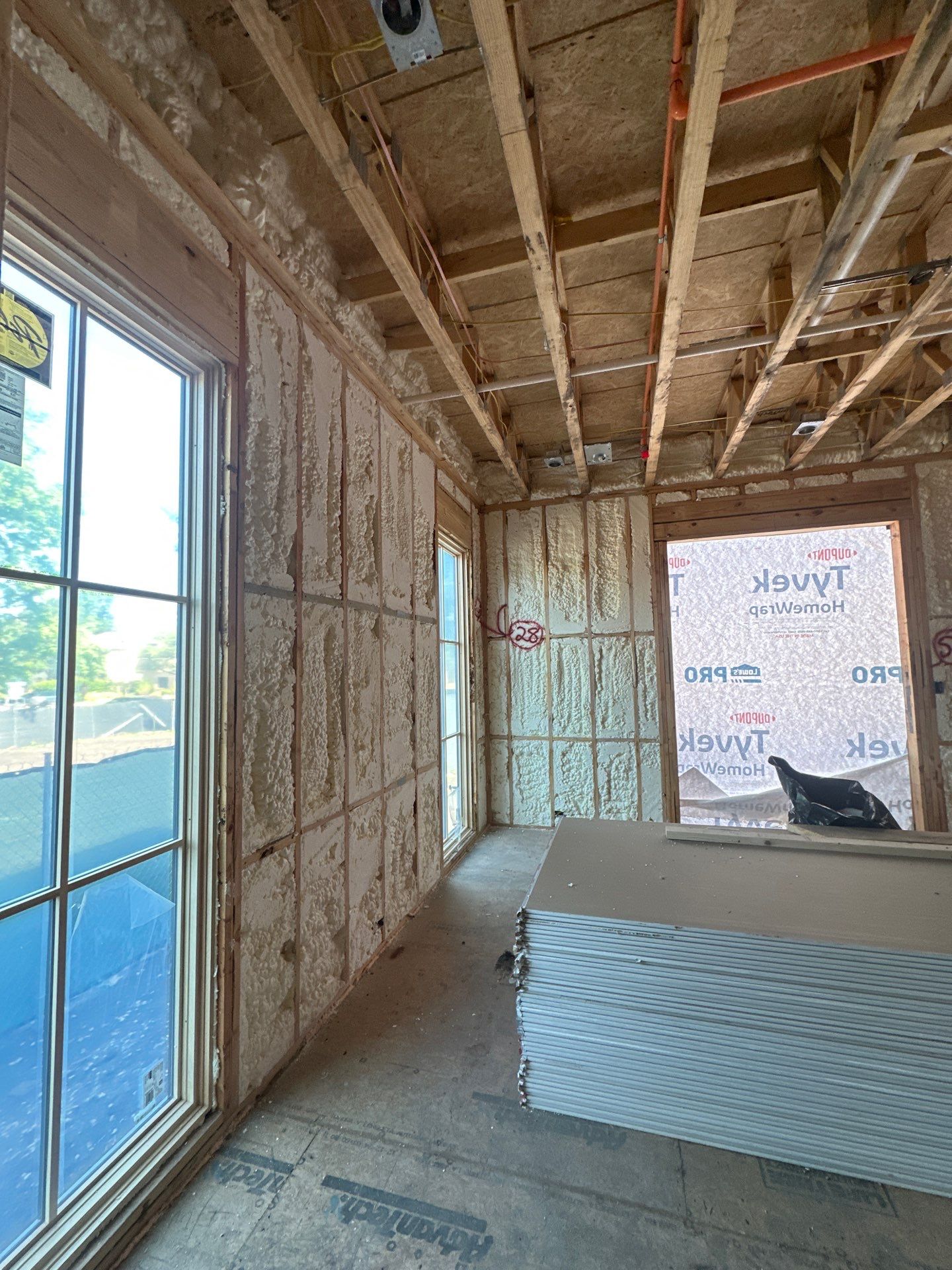 Full encapsulation open cell foam Dallas TX by Apex Insulation Solutions