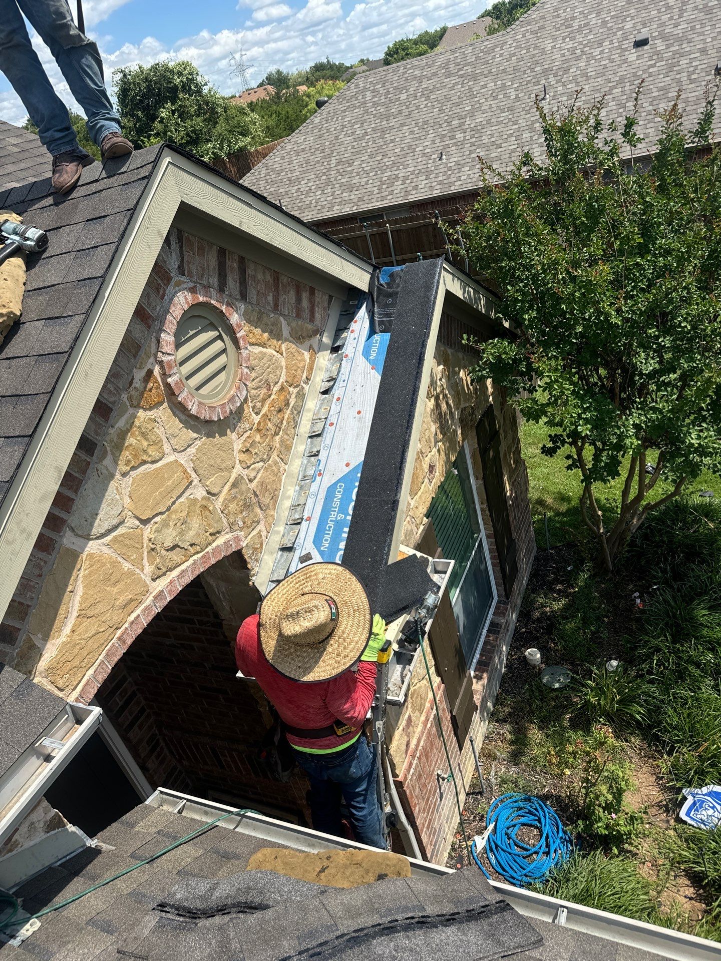 Project in Weatherford by Lonestar Roofing and Restoration LLC.