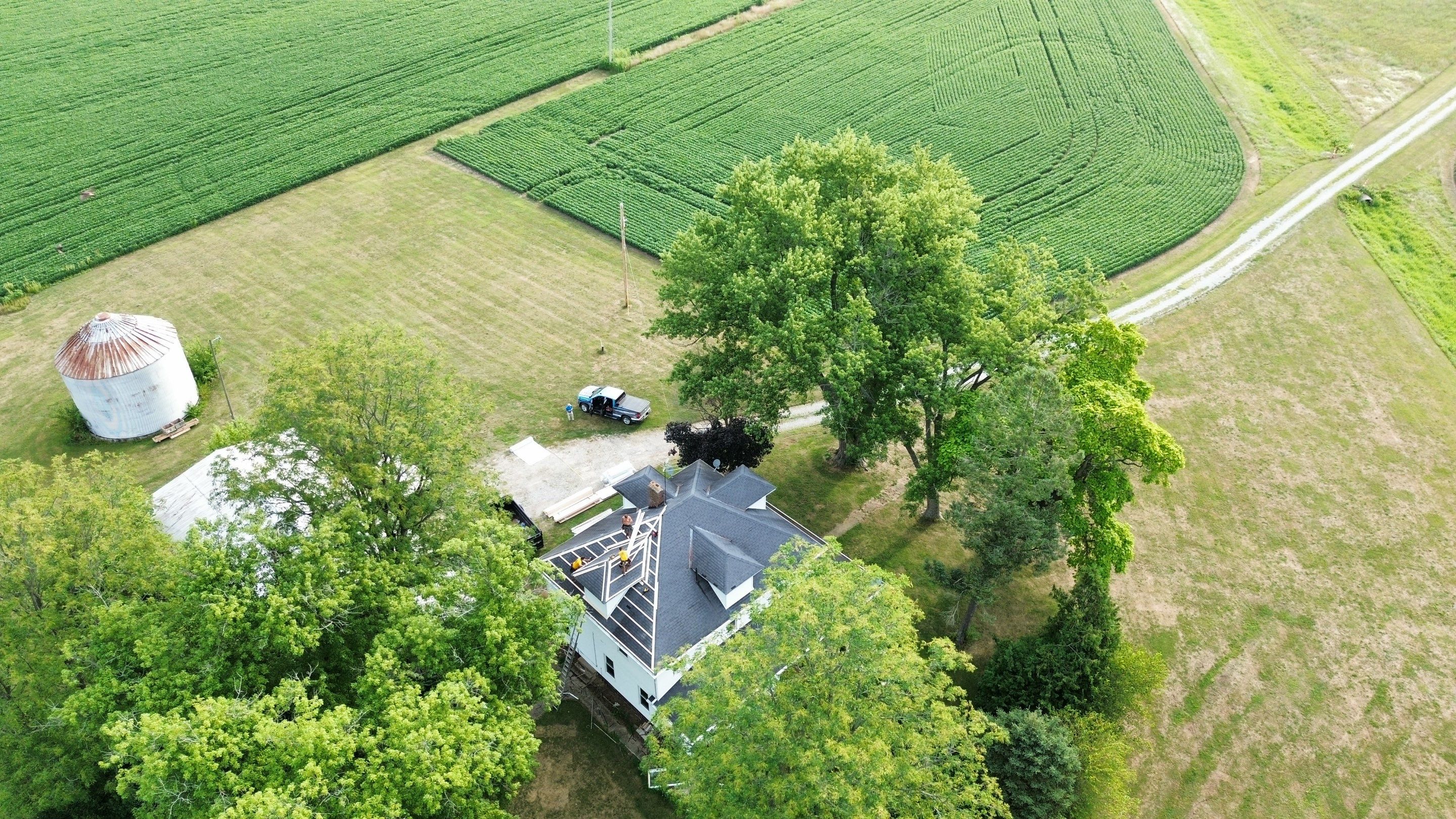 Residential Roofing Installation using Performance Panel Metal - Copper Metallic by RoofX 