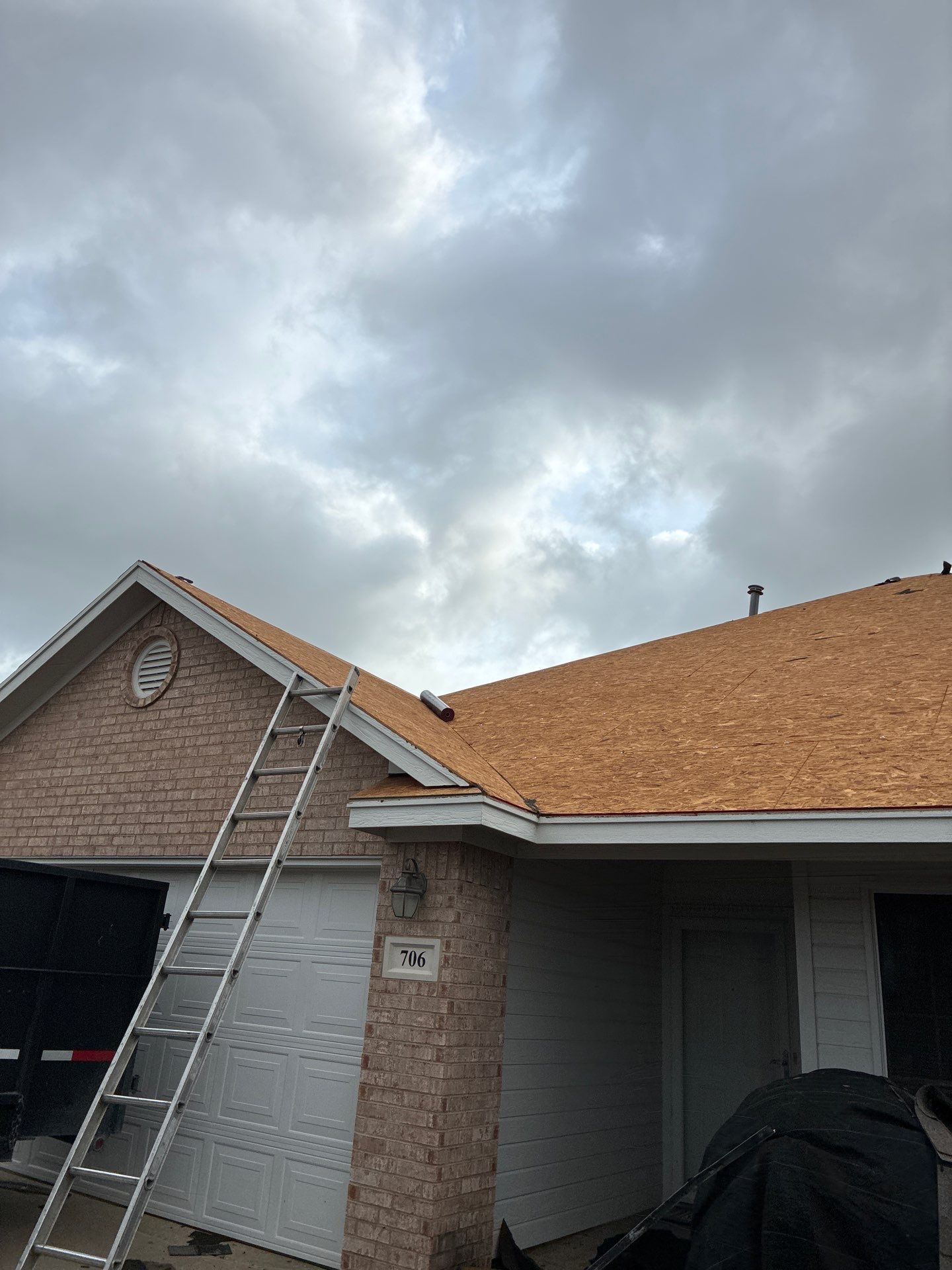 Cleburne Storm Restoration In time for Closing. by Berry Good Roofing 