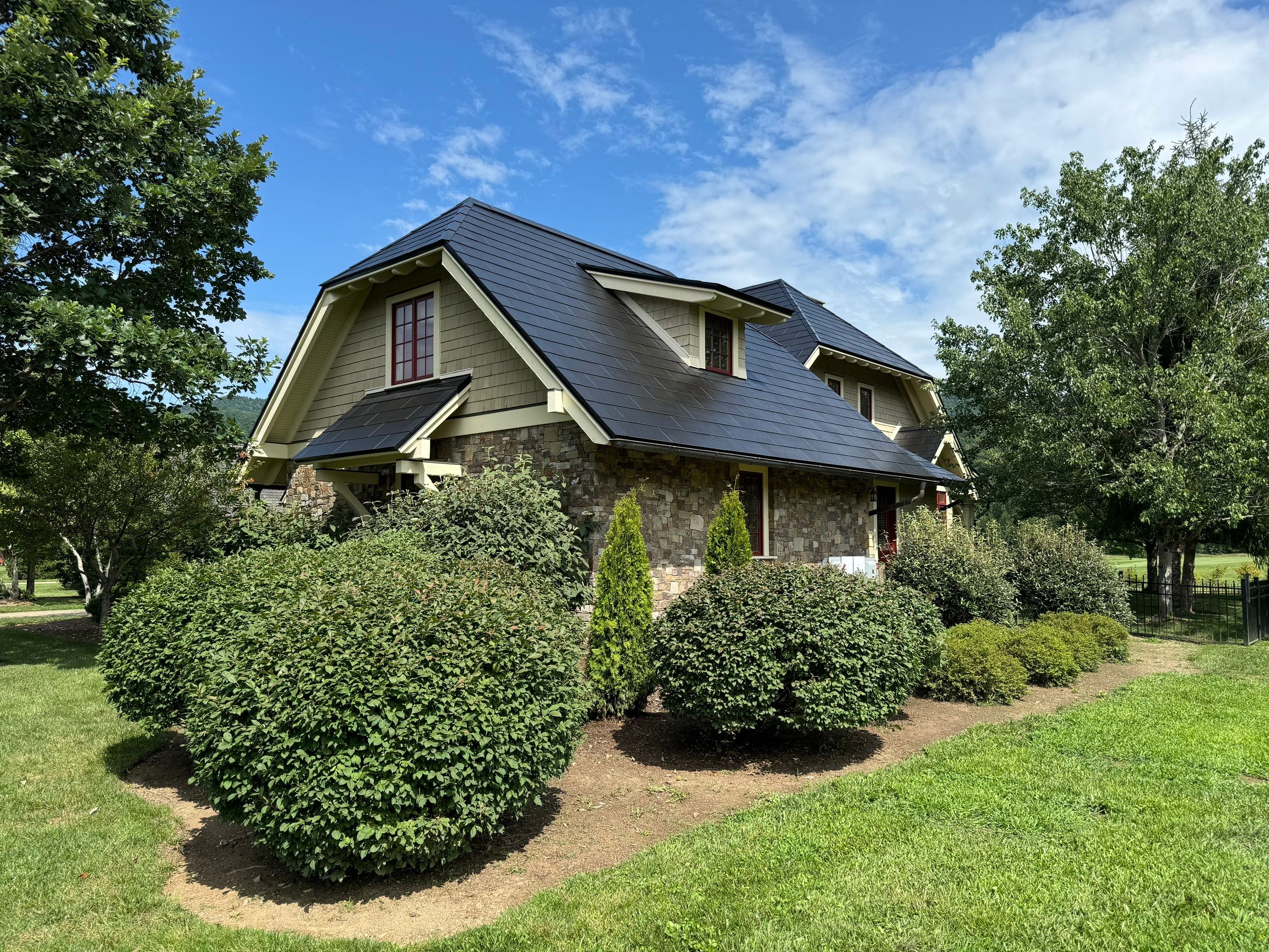 Tesla Solar Roof at The Greenbrier by American Home Contractors