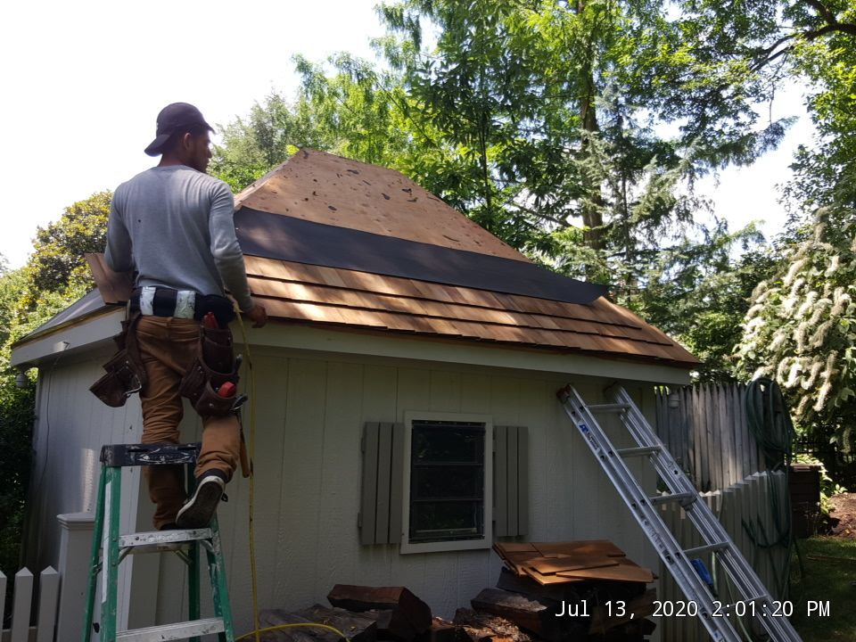Cedar Roof in Ruxton using Cedar Roof by Roof Right Inc