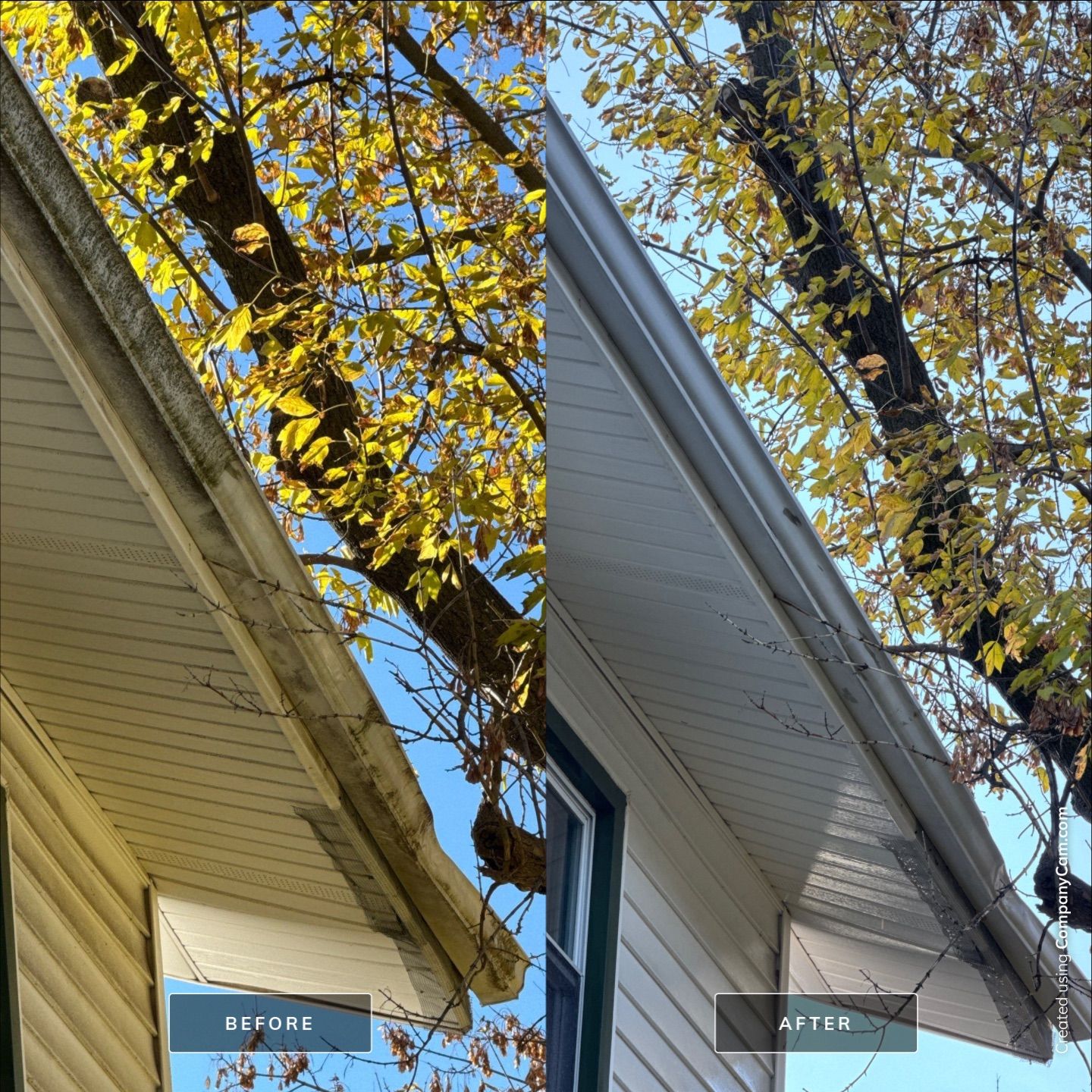 Project in Round Lake Beach by Simmons Power & Soft Washing