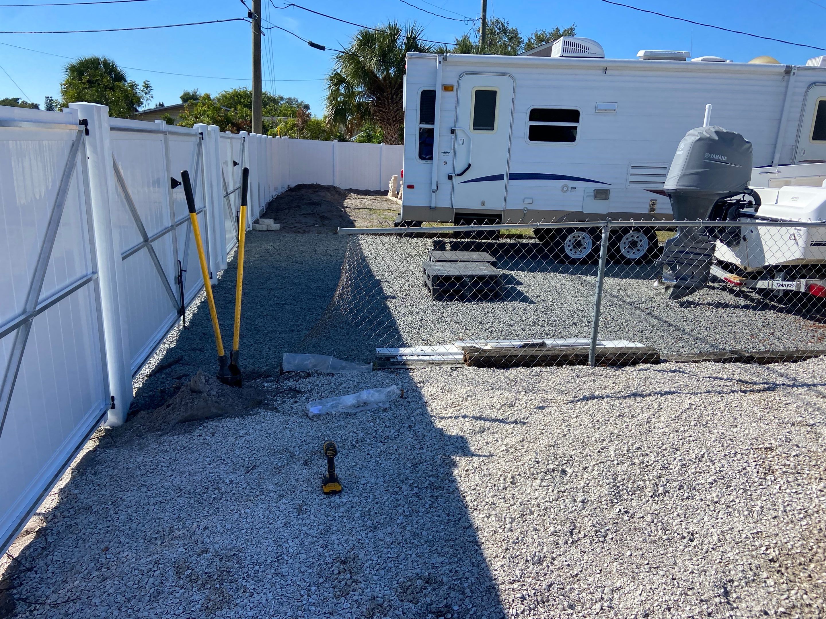 Bradenton FL 6 ft. Tall White Vinyl Privacy Fence  by Asap fence and gates, LLC
