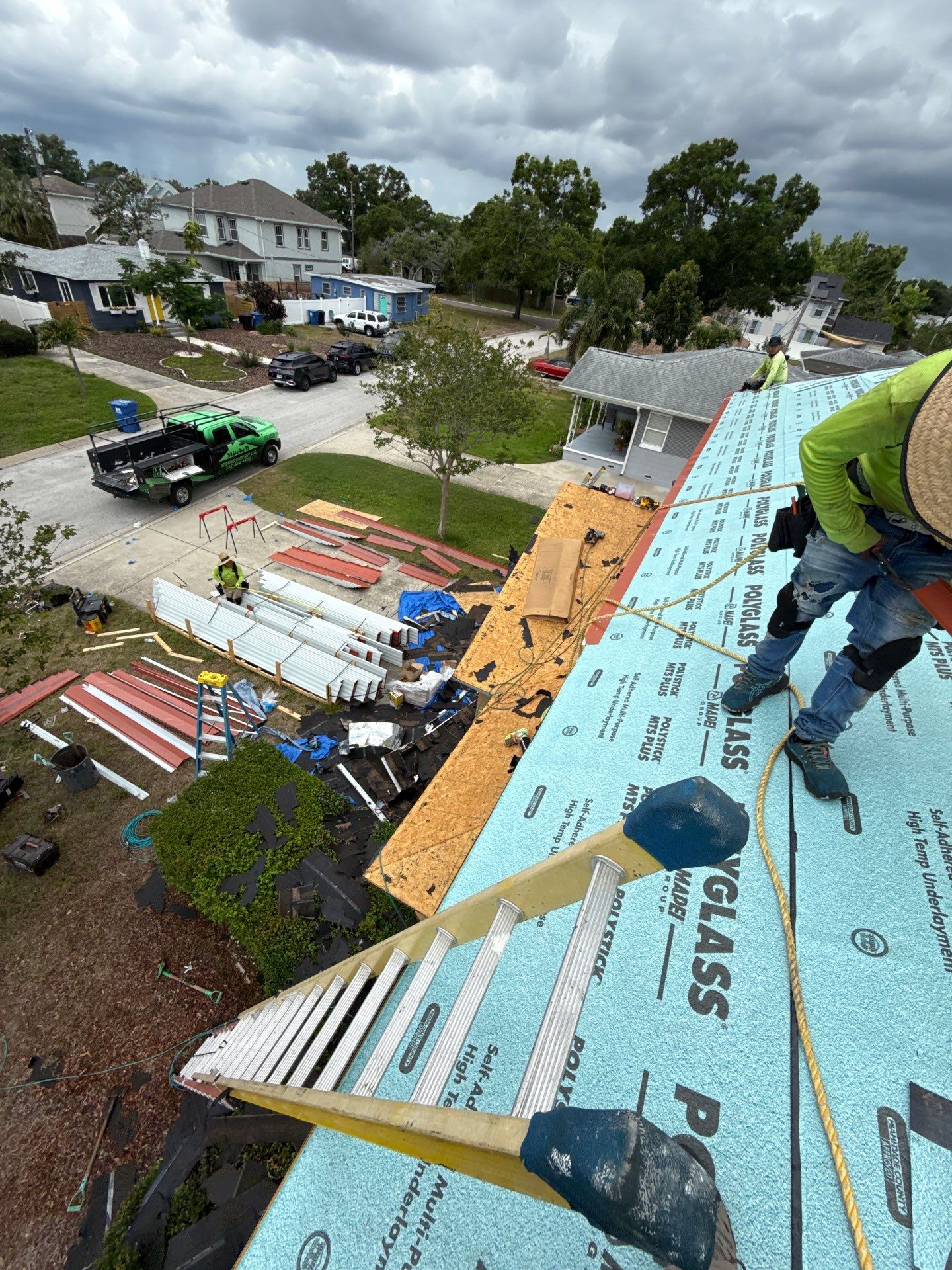 Project in St. Petersburg 33713 by Mitchell Roofing Company LLC 