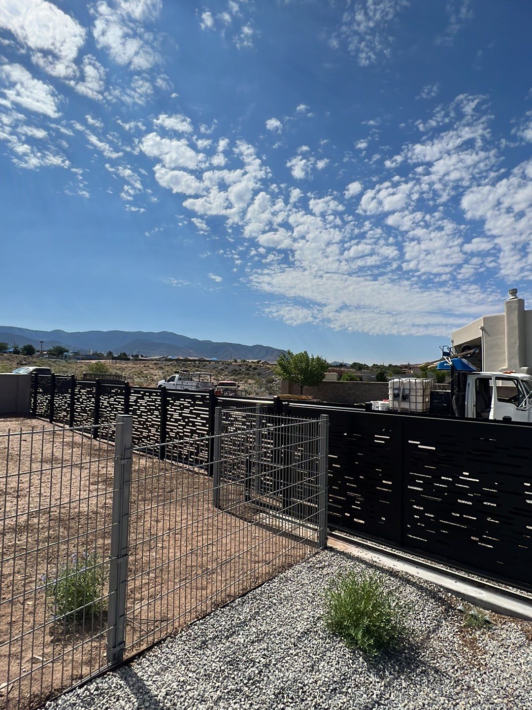 Residential using Custom Wrought Iron and DM Contempo by Valley Fence Company