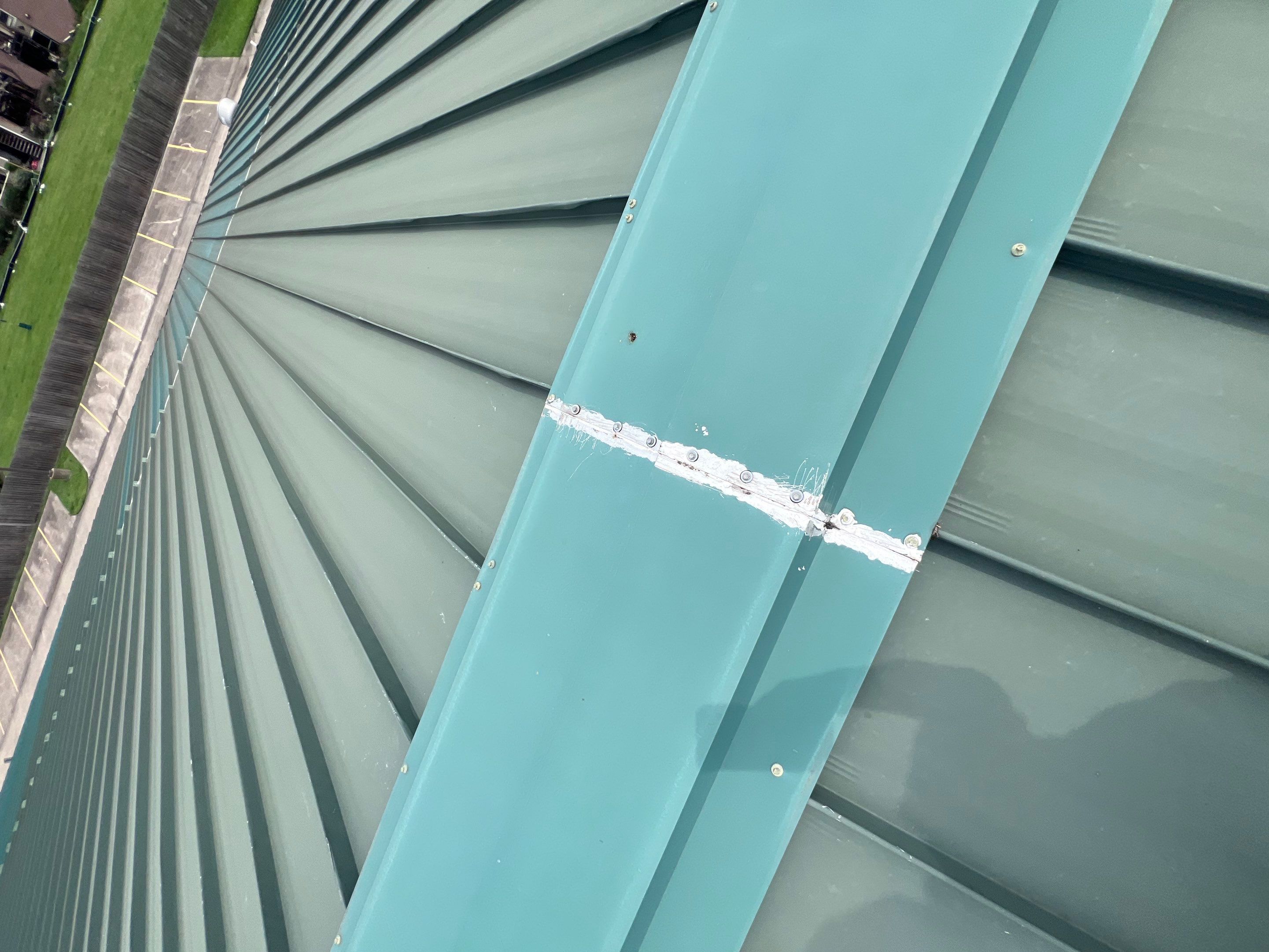Hail Damage using Metal by Roof Repair Company